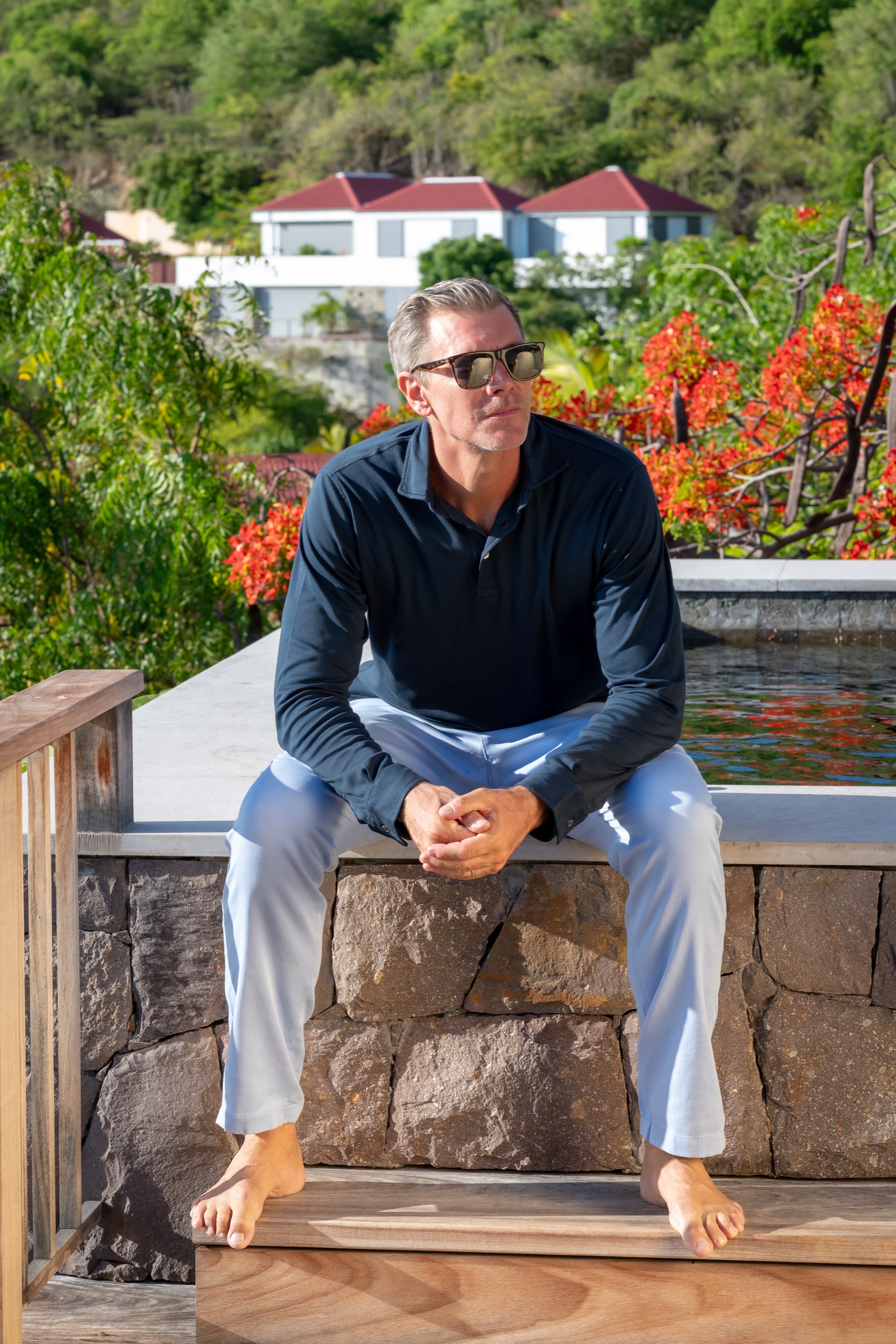PATRICK Cotton Polo Long Sleeve