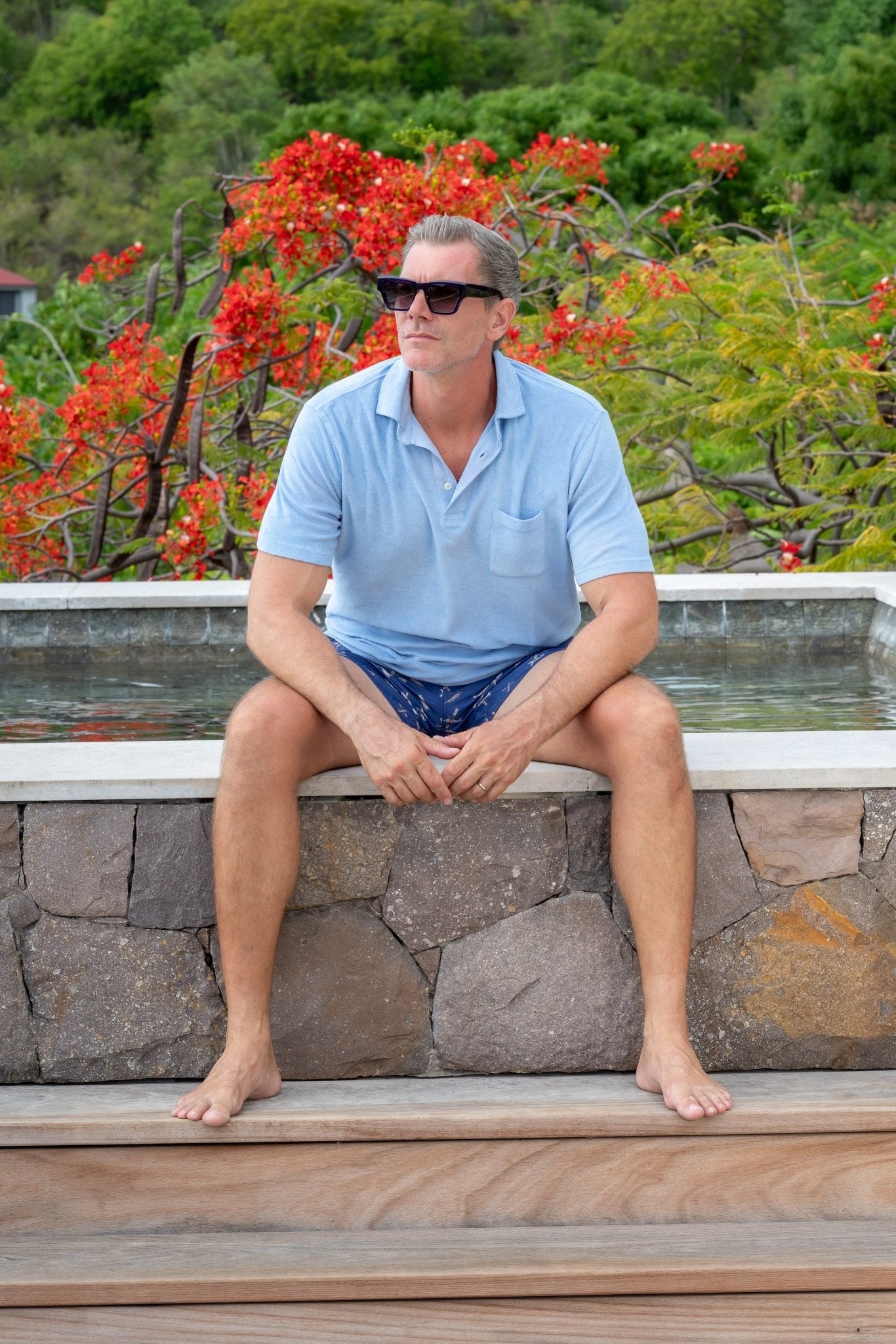 Pierre Terry Cotton Polo - T-Shirts & Polos - Jacques Zolty Saint Barths