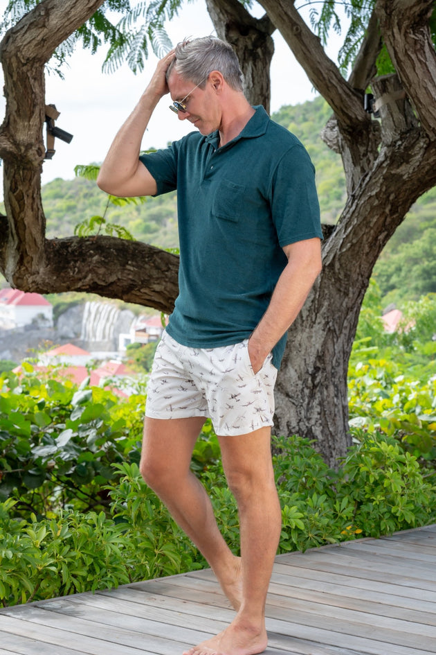 KAI Swimwear St Barth Planes - Swim Shorts - Jacques Zolty Saint Barths