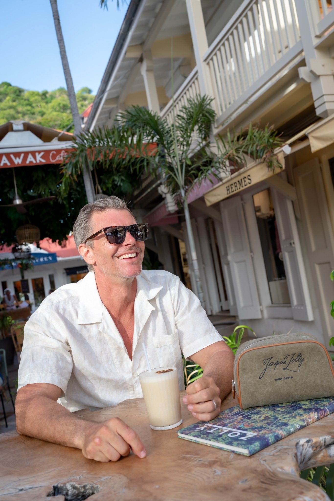 Arnaud Cotton-Linen Shirt - Shirts - Jacques Zolty Saint Barths