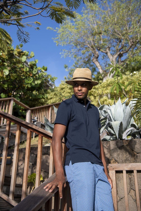 VICTOR Cotton JZ Print - Bermudas - Jacques Zolty Saint Barths