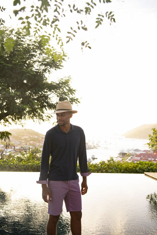 JZ Patterned cotton bermuda shorts