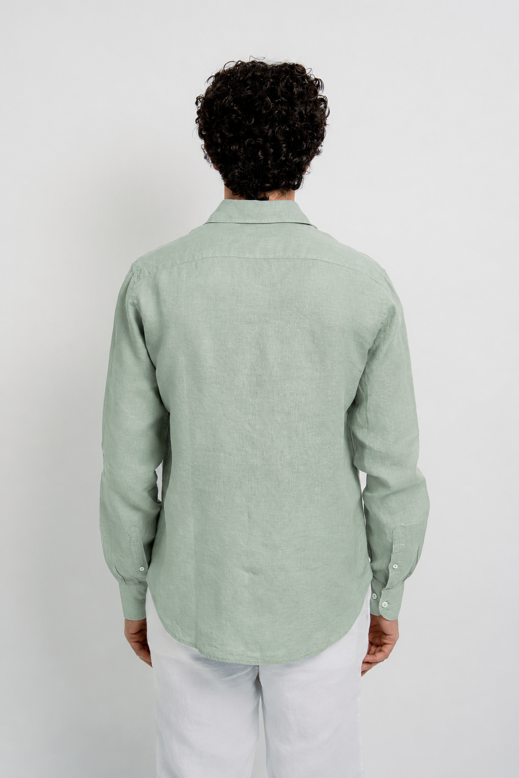 Jacques Linen Shirt in Sage