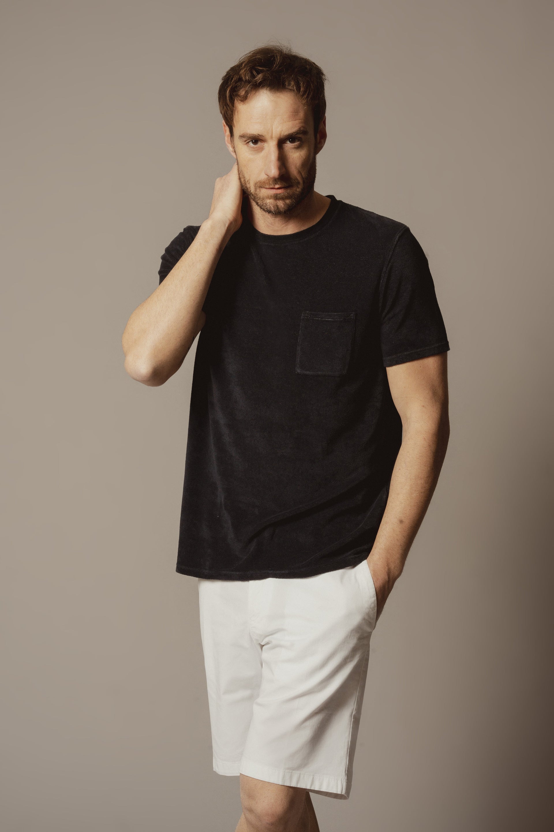 EDOUARD Mens Terry Cotton T-shirt Several Colors