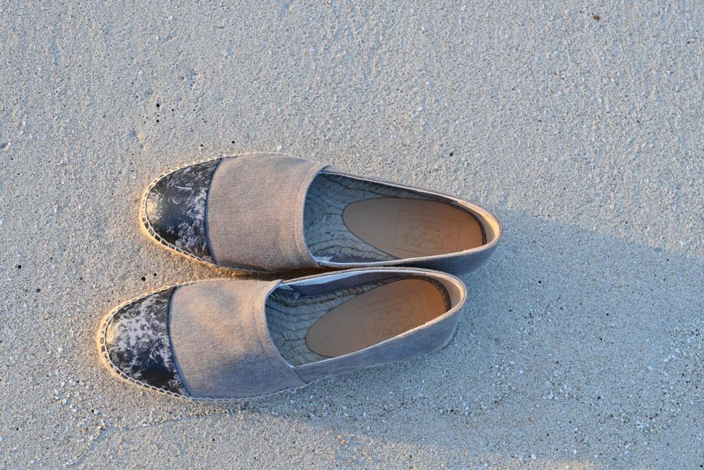 JACQUES Espadrilles Plomo Organic cotton and Jungle Print - Shoes - Jacques Zolty Saint Barths