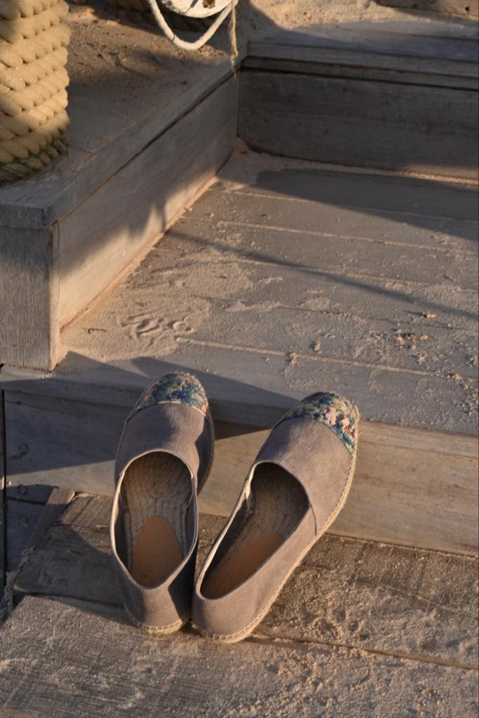 JACQUES Espadrilles Plomo Organic cotton and Jungle Print - Shoes - Jacques Zolty Saint Barths