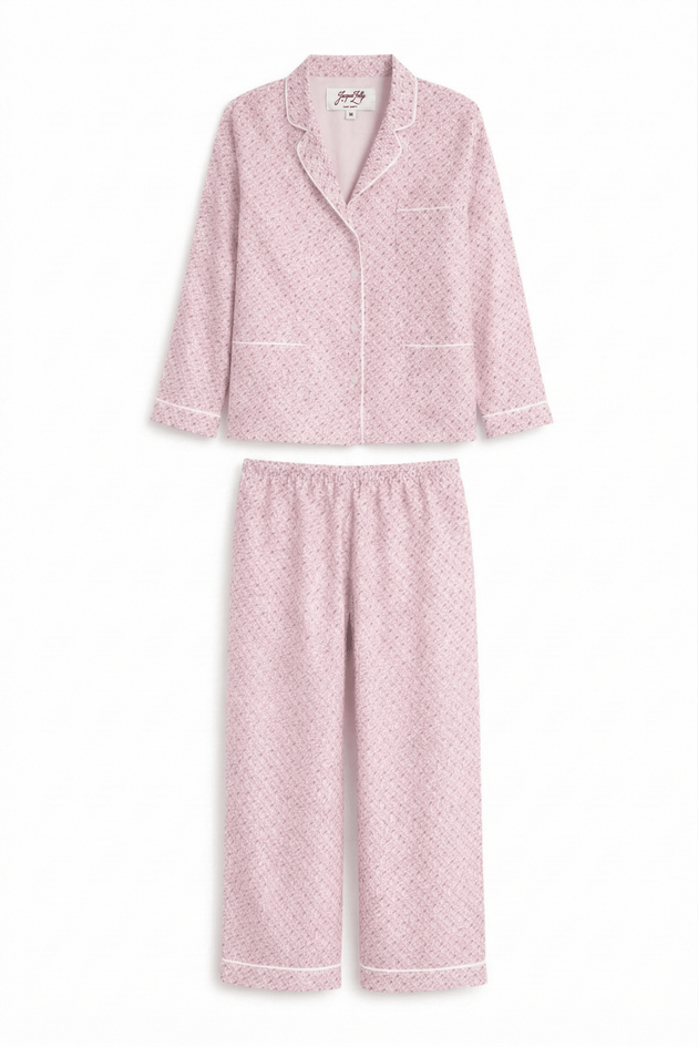 JACKIE Silk Pyjama JZ Print - Loungewear - Jacques Zolty Saint Barths