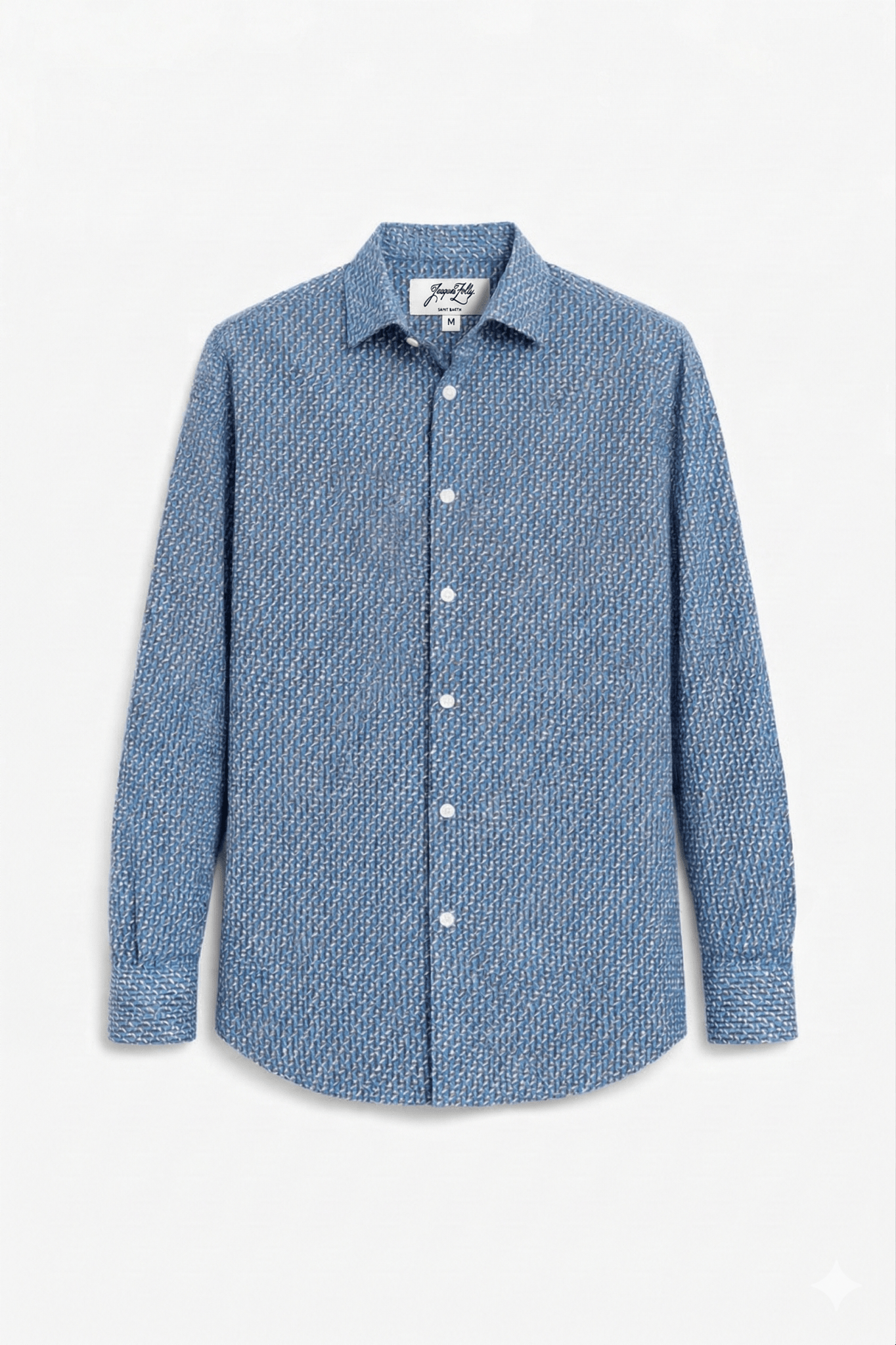 JACQUES Cotton Shirt JZ Print - Shirts - Jacques Zolty Saint Barths