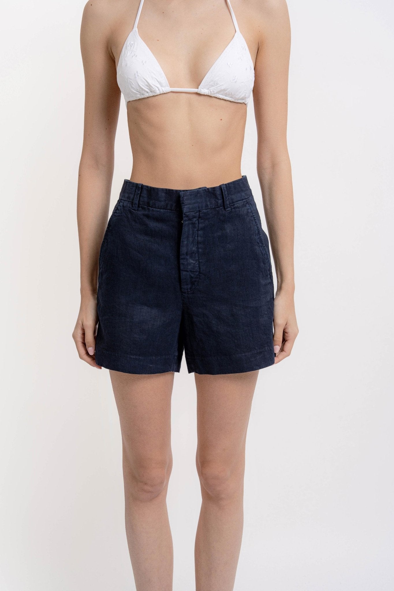 JOEY Shorts Linen Solid Colors - Shorts - Jacques Zolty Saint Barths
