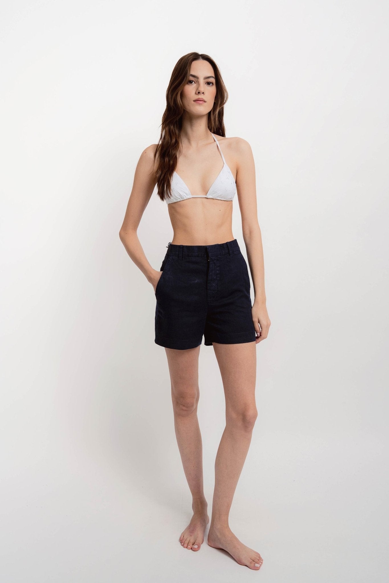 JOEY Shorts Linen Solid Colors - Shorts - Jacques Zolty Saint Barths