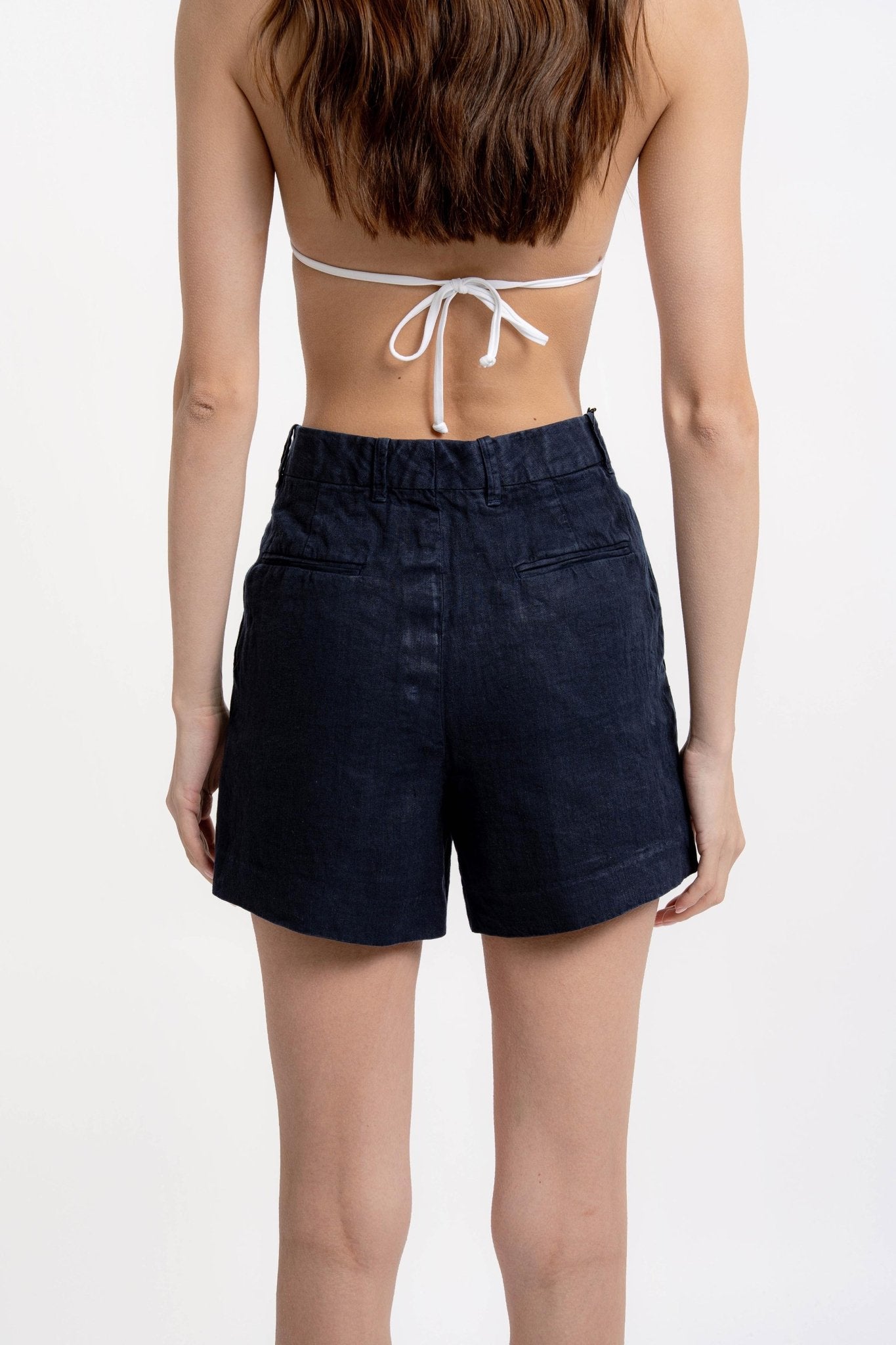 JOEY Shorts Linen Solid Colors - Shorts - Jacques Zolty Saint Barths
