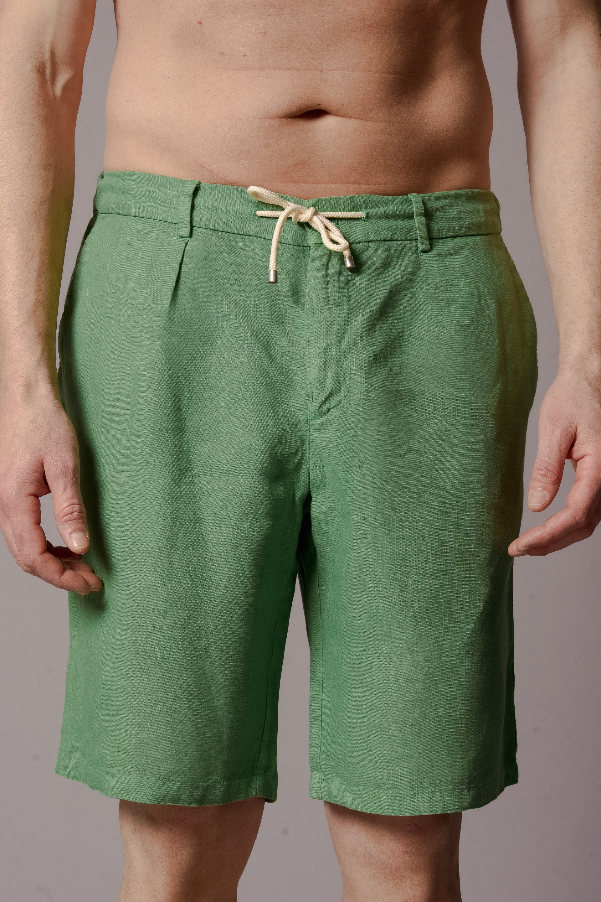 VALMONT  Mens Linen Bermudas