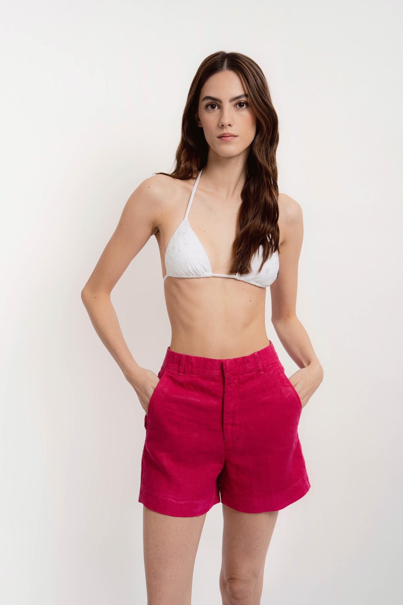 JOEY Shorts Linen Solid Colors - Shorts - Jacques Zolty Saint Barths