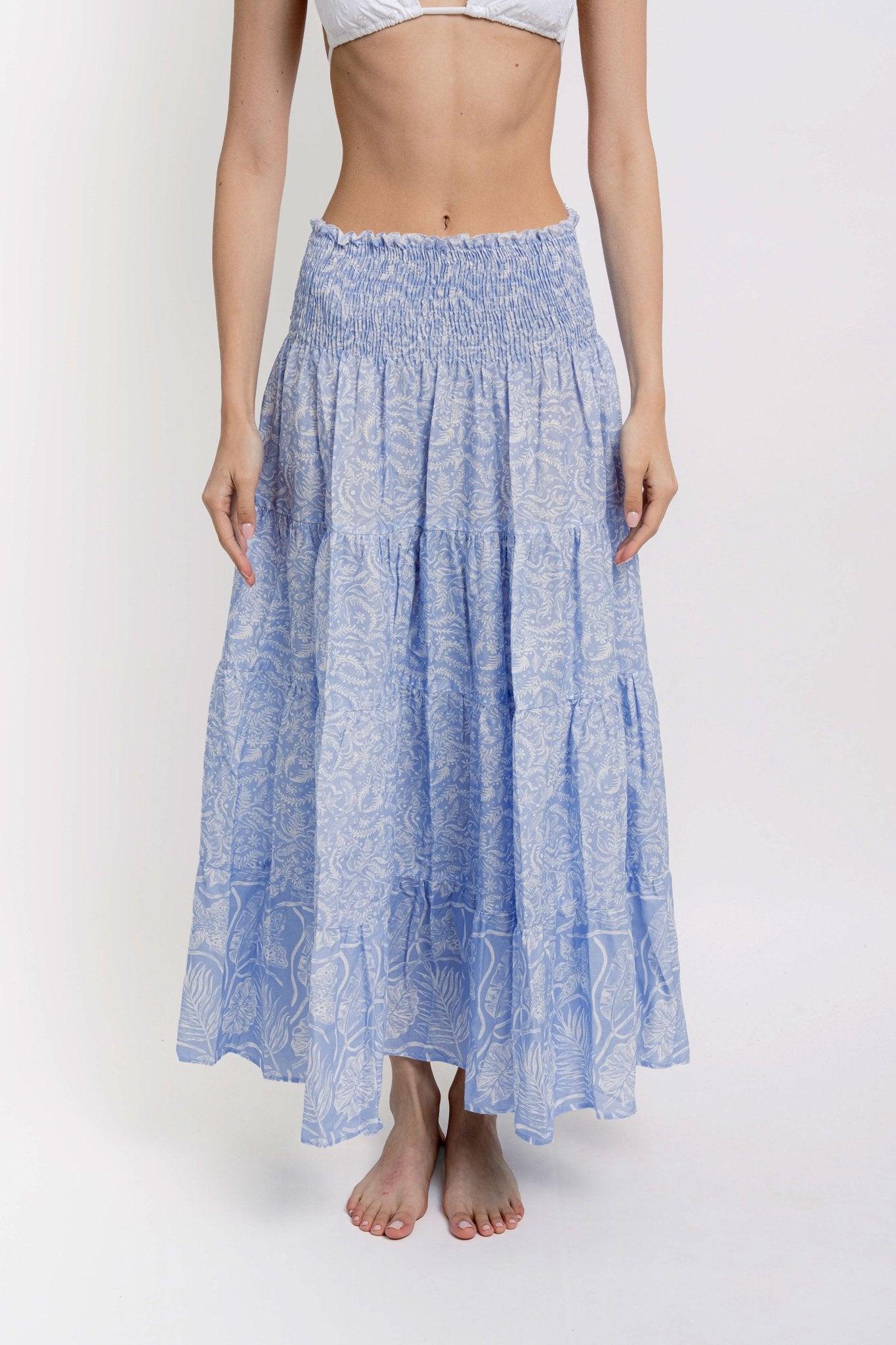 KELLY Skirt Cotton VM Print - Skirts - Jacques Zolty Saint Barths