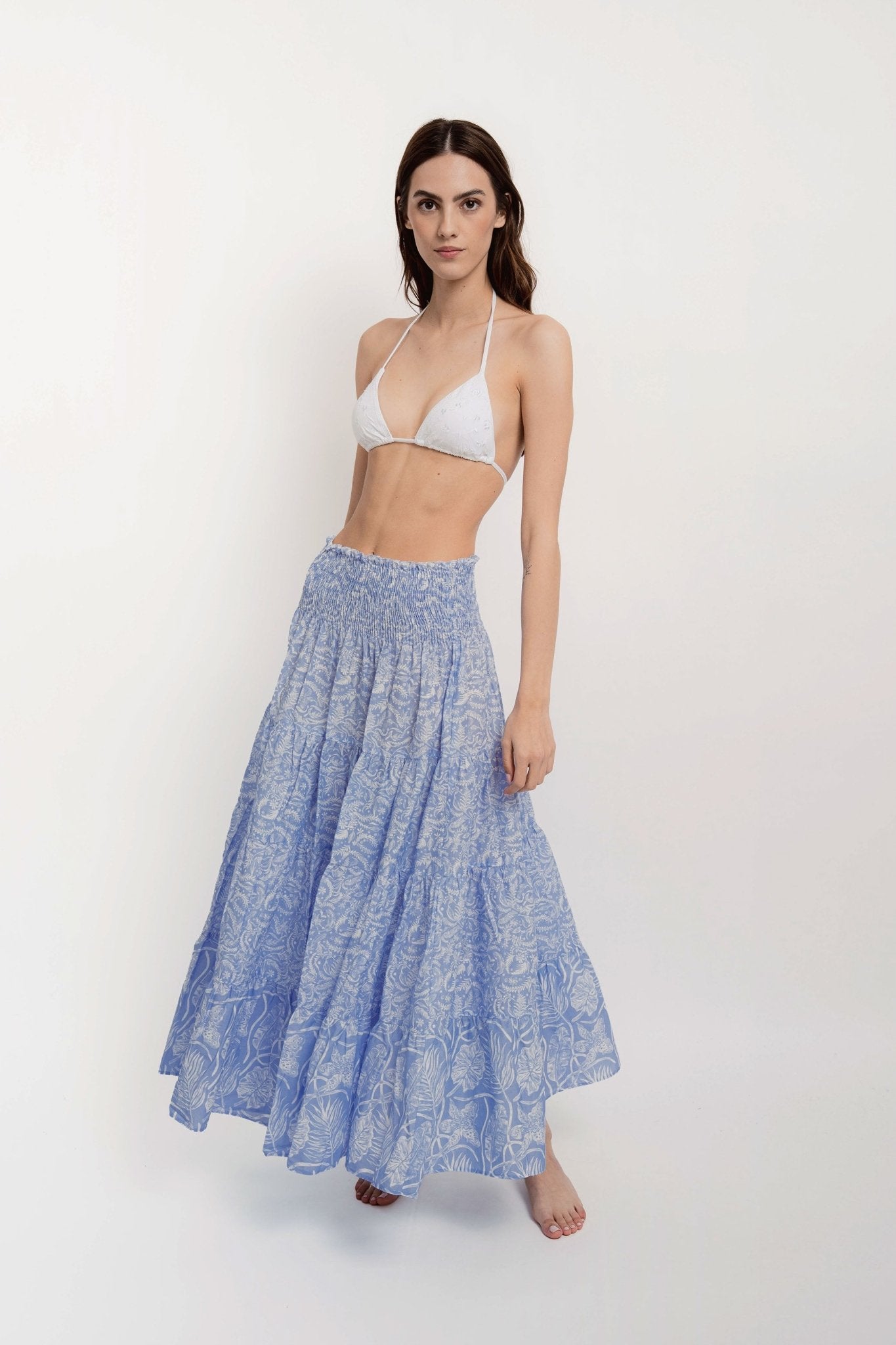 KELLY Skirt Cotton VM Print - Skirts - Jacques Zolty Saint Barths