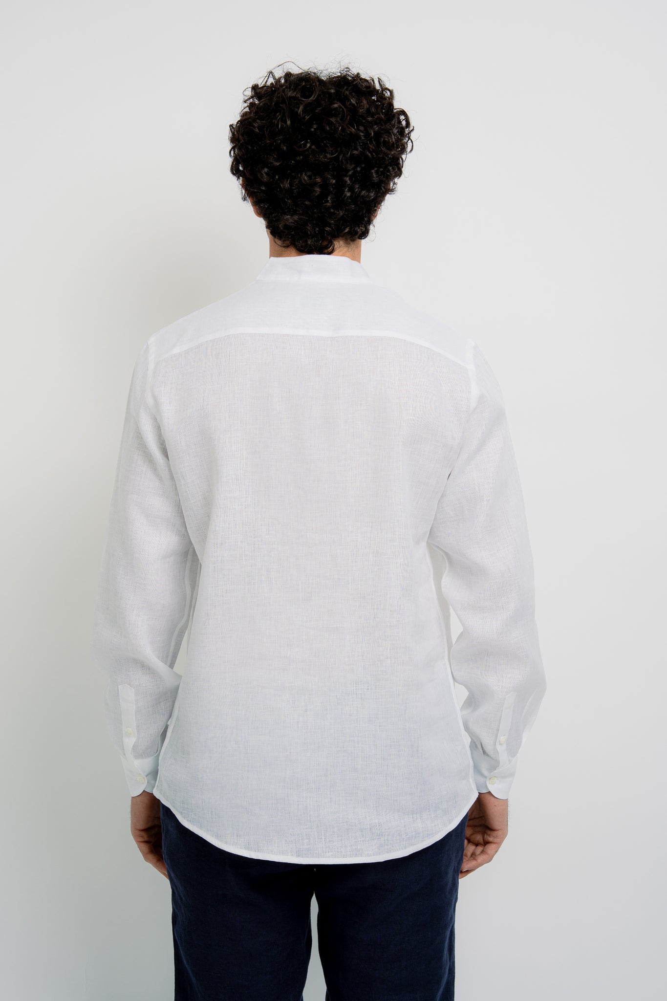 LOUIS Linen Polo Long Sleeve - T-Shirts & Polos - Jacques Zolty Saint Barths