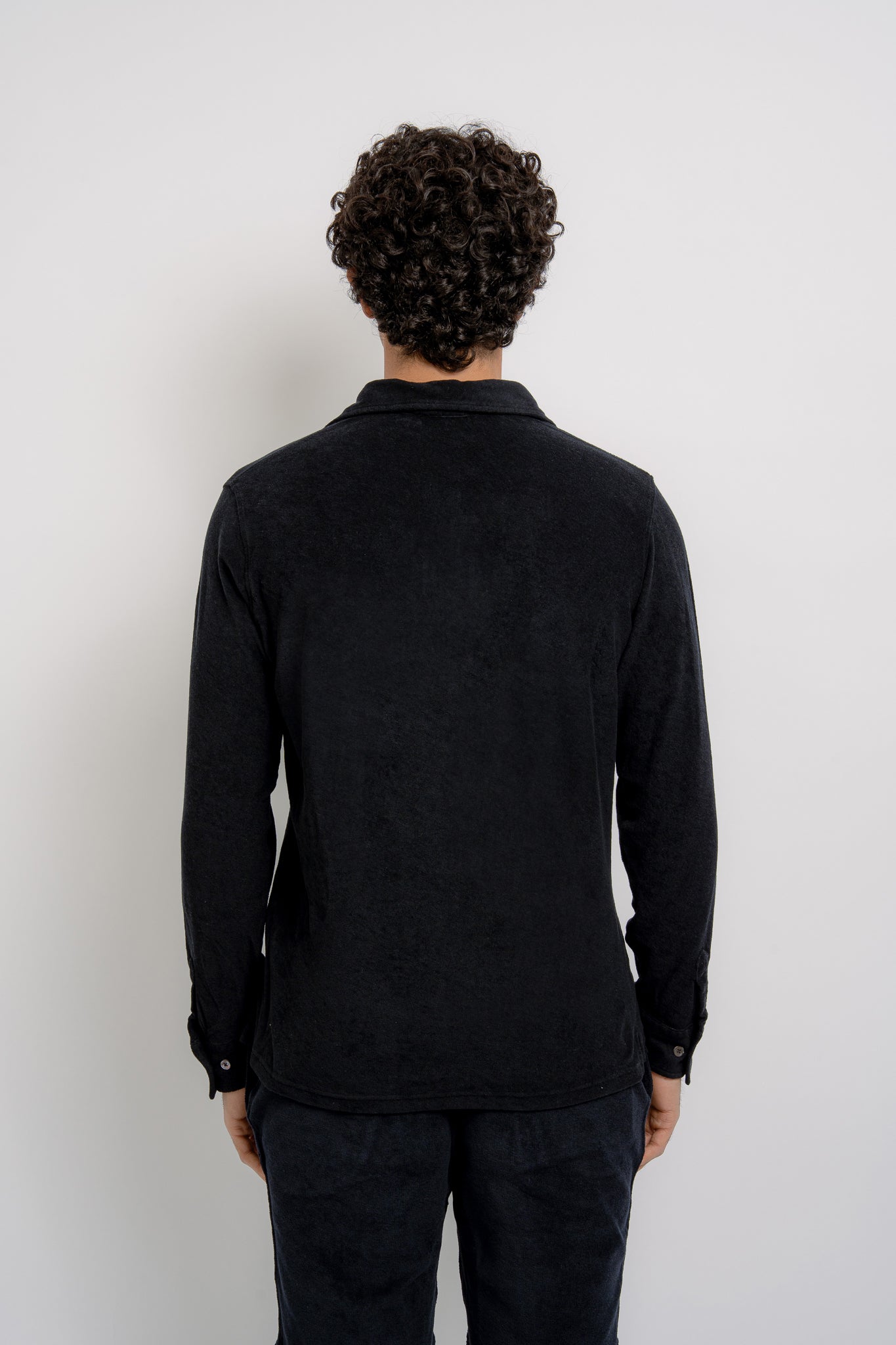 PETER Terry Cotton Polo Long Sleeve - T-Shirts & Polos - Jacques Zolty Saint Barths