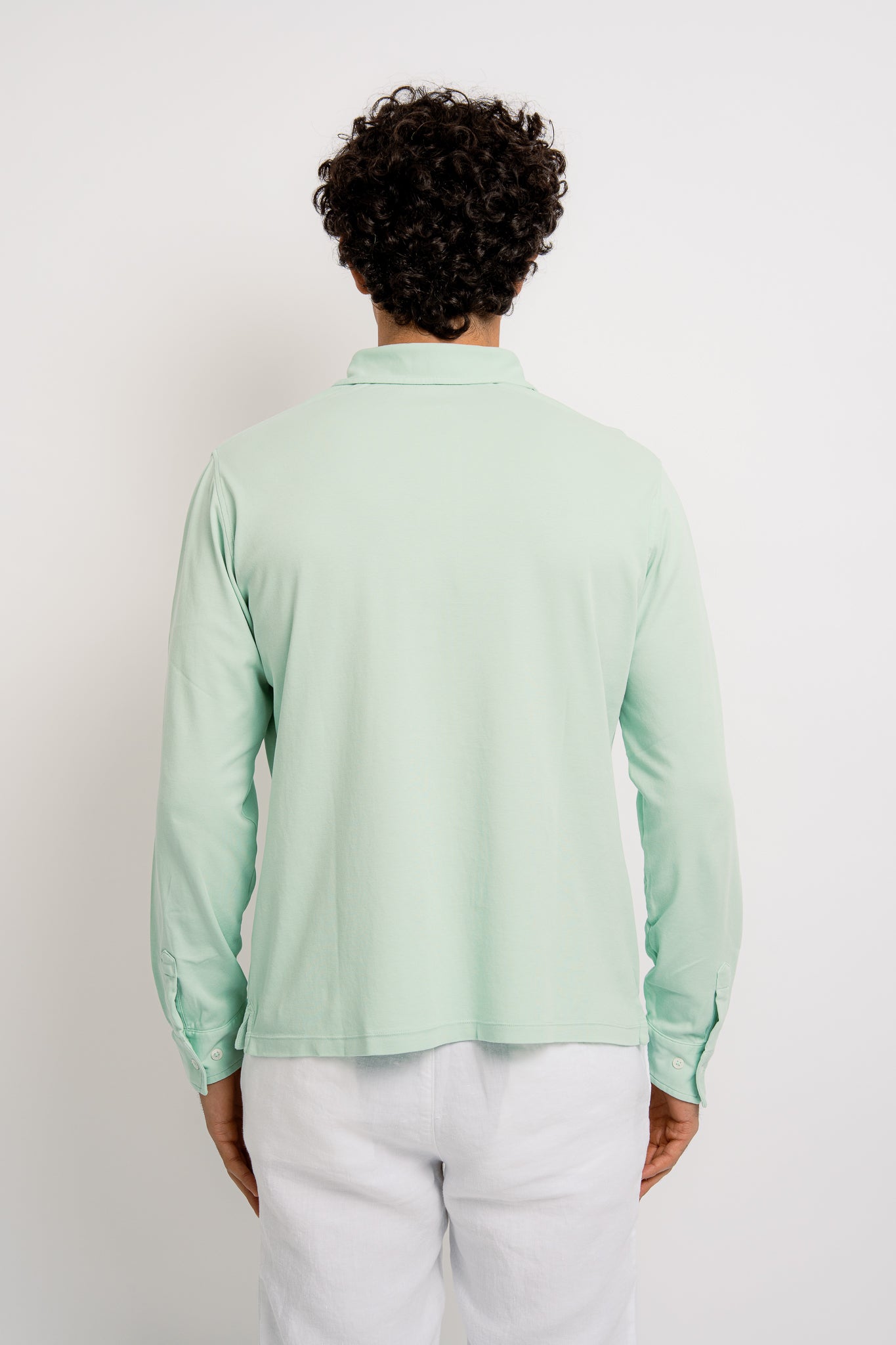 PATRICK Cotton Polo Long Sleeve - Shirts - Jacques Zolty Saint Barths