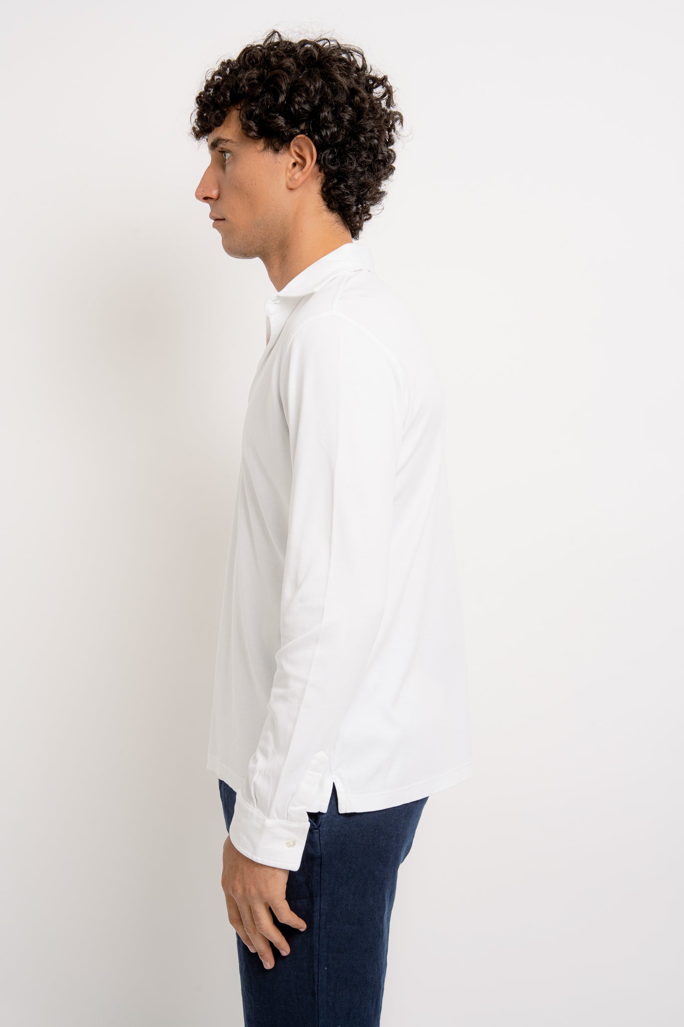 PATRICK Cotton Polo Long Sleeve - Shirts - Jacques Zolty Saint Barths
