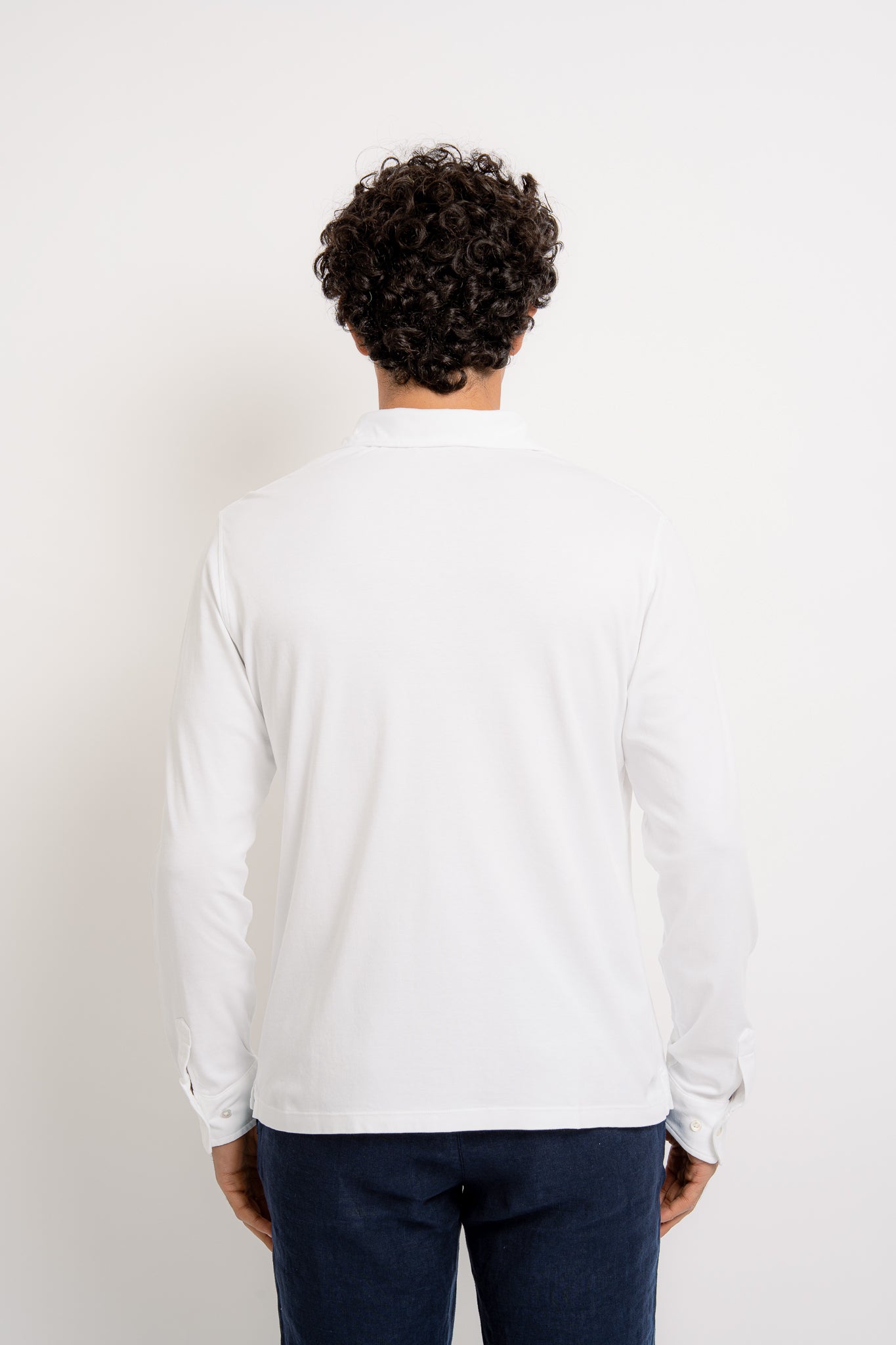 PATRICK Cotton Polo Long Sleeve - Shirts - Jacques Zolty Saint Barths