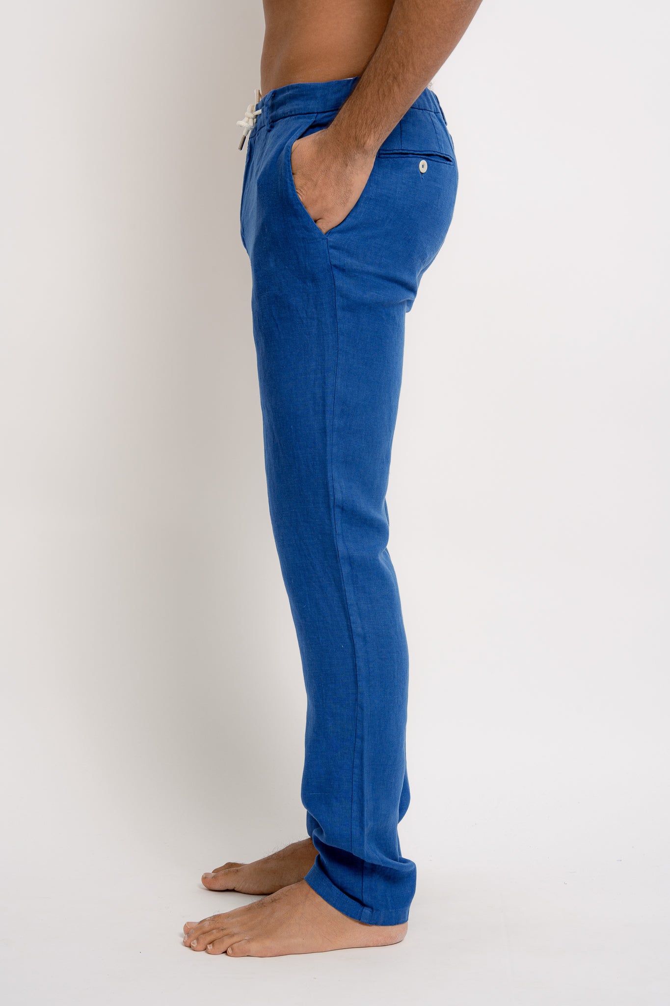 NICOLAS Linen Trousers - Pants - Jacques Zolty Saint Barths