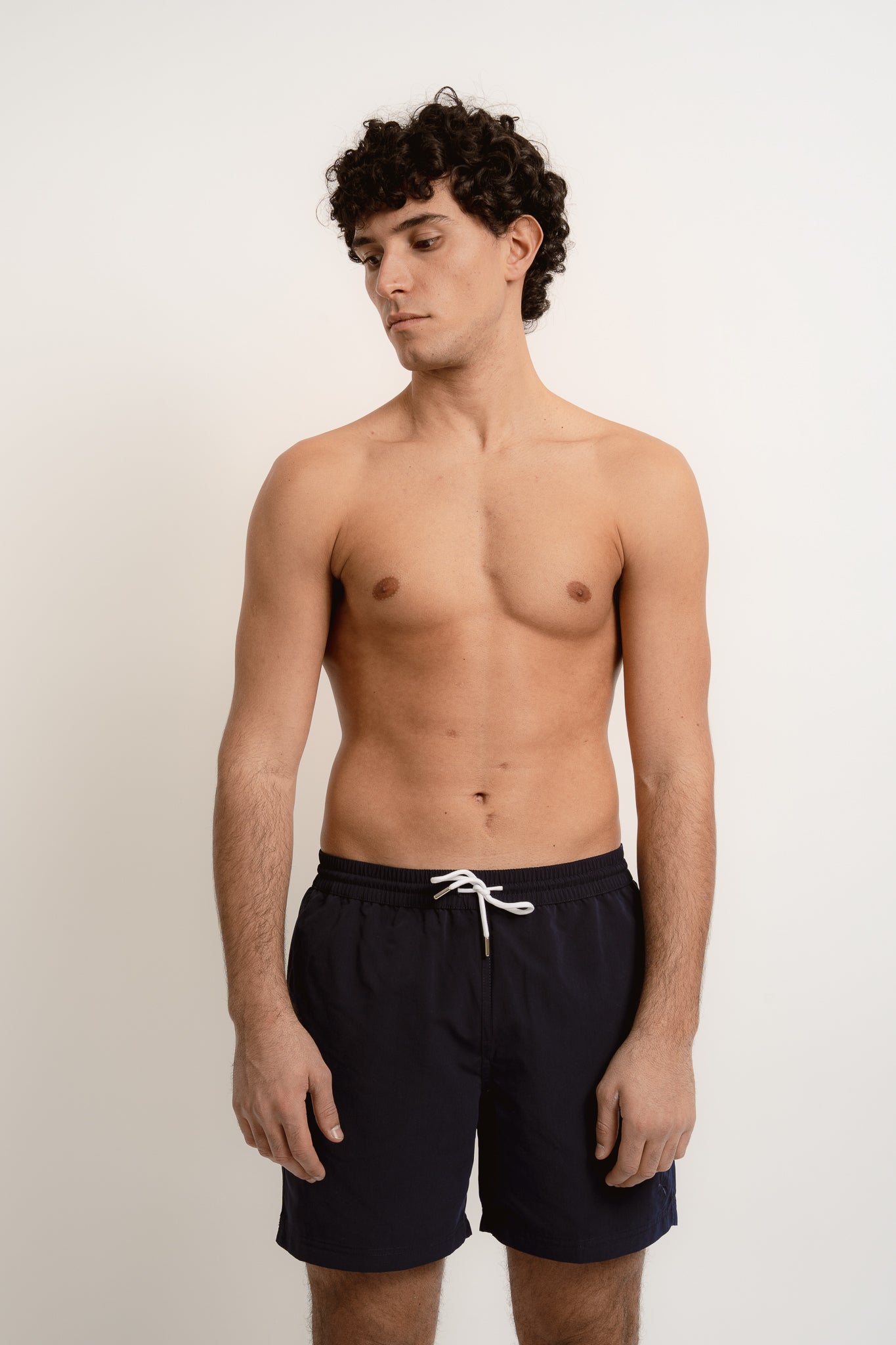 ANDREW Men's Swimwear Solid Colors - Swim Shorts - Jacques Zolty Saint Barths