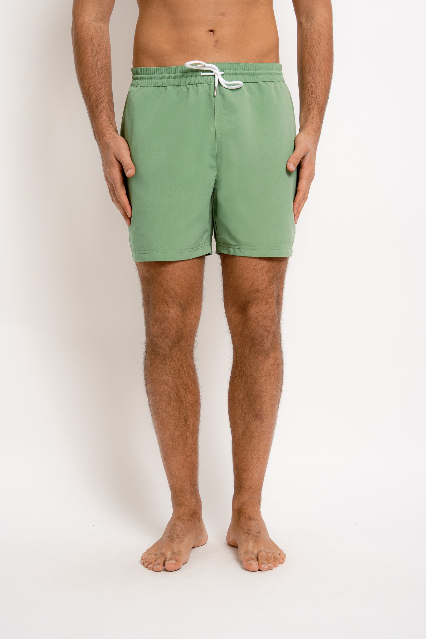 ANDREW Men's Swimwear Solid Colors - Swim Shorts - Jacques Zolty Saint Barths