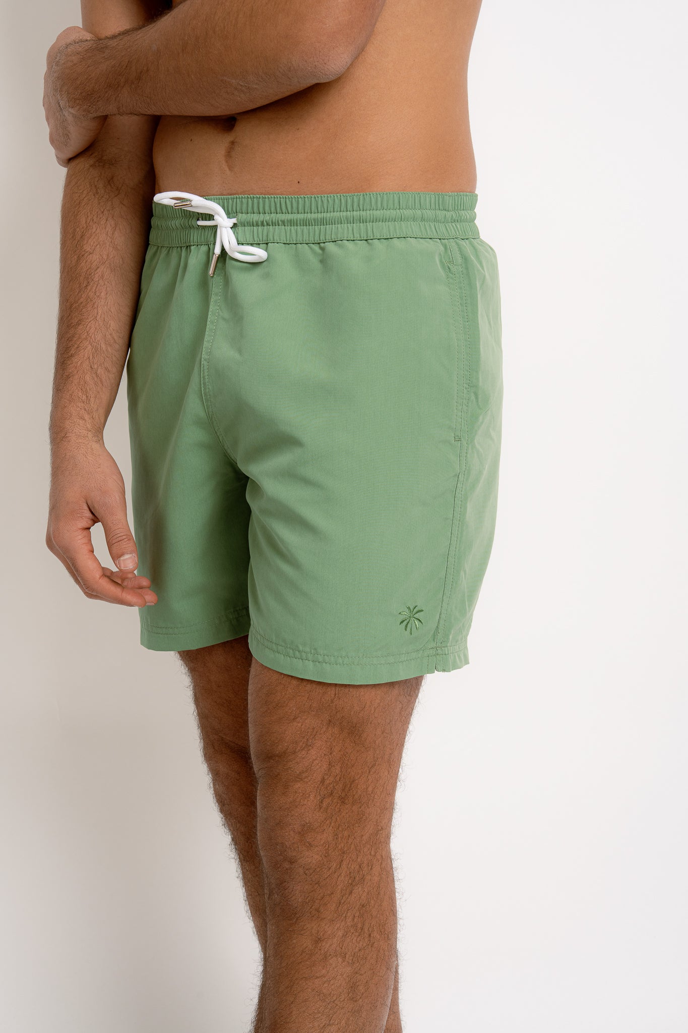 ANDREW Men's Swimwear Solid Colors - Swim Shorts - Jacques Zolty Saint Barths