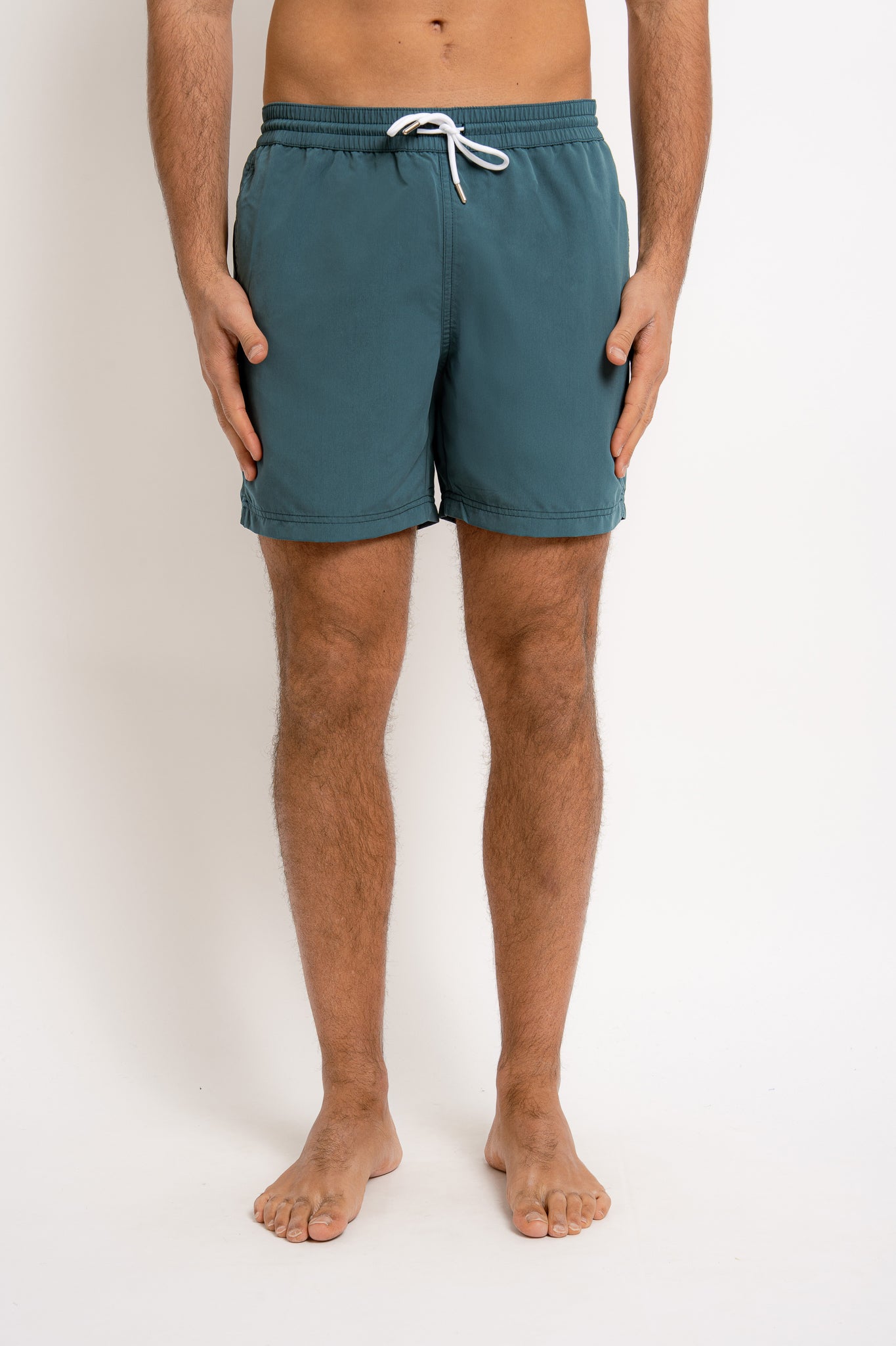ANDREW Men's Swimwear Solid Colors - Swim Shorts - Jacques Zolty Saint Barths