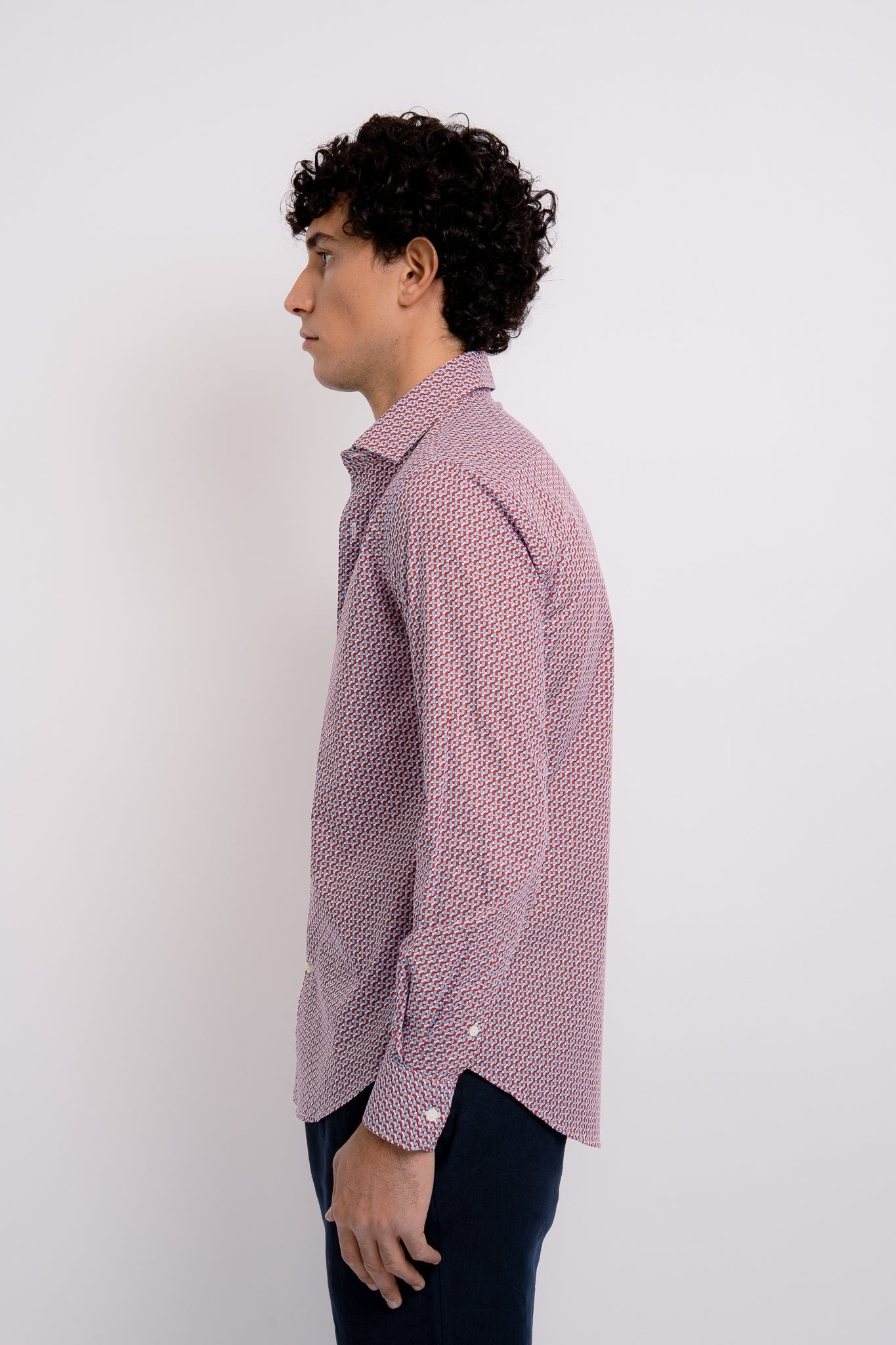 JACQUES Cotton Shirt JZ Print - Shirts - Jacques Zolty Saint Barths