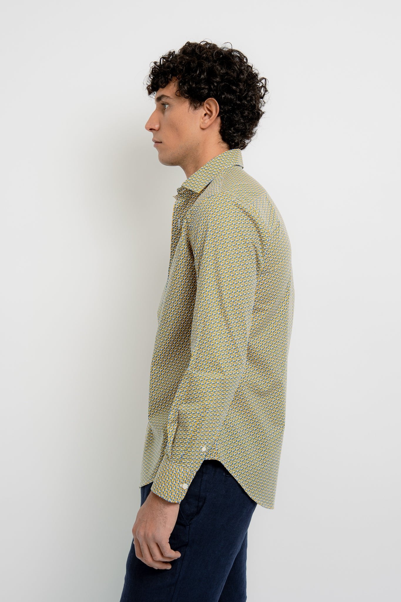 JACQUES Cotton Shirt JZ Print - Shirts - Jacques Zolty Saint Barths