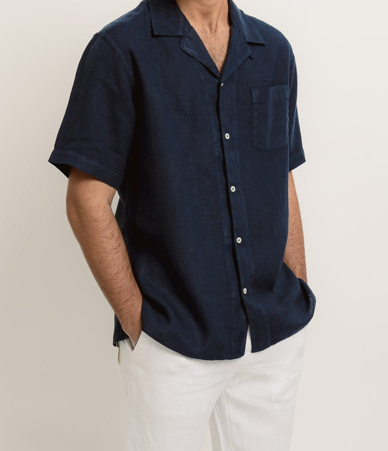 ARNAUD Linen Shirt - Shirts - Jacques Zolty Saint Barths