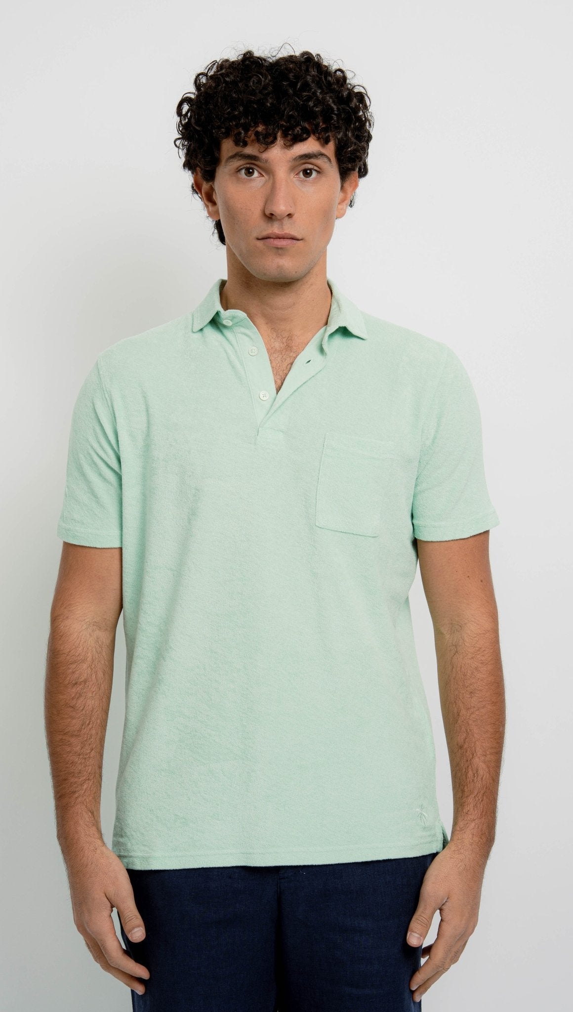 PIERRE Terry Cotton Polo - T-Shirts & Polos - Jacques Zolty Saint Barths