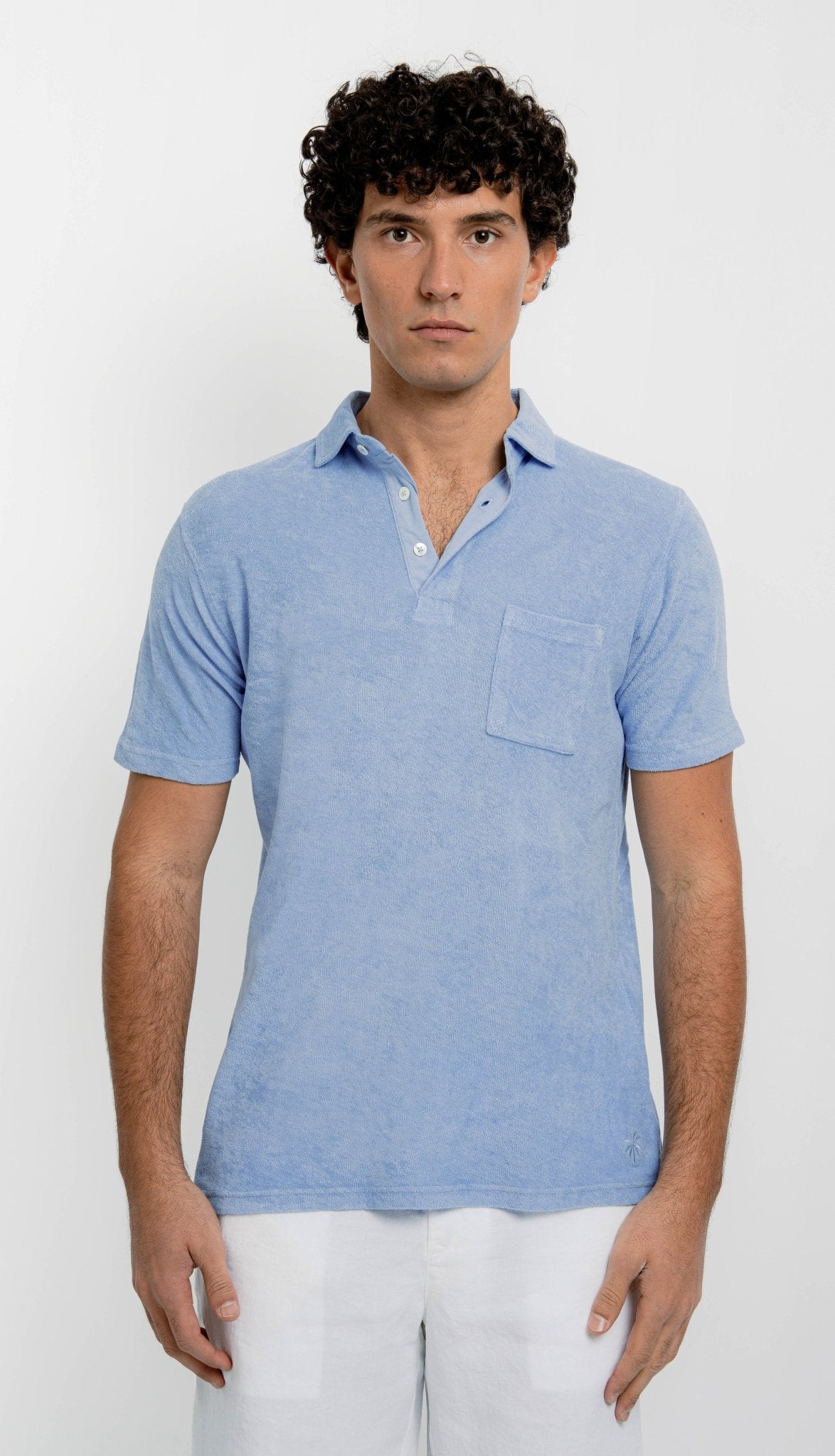PIERRE Terry Cotton Polo - T-Shirts & Polos - Jacques Zolty Saint Barths