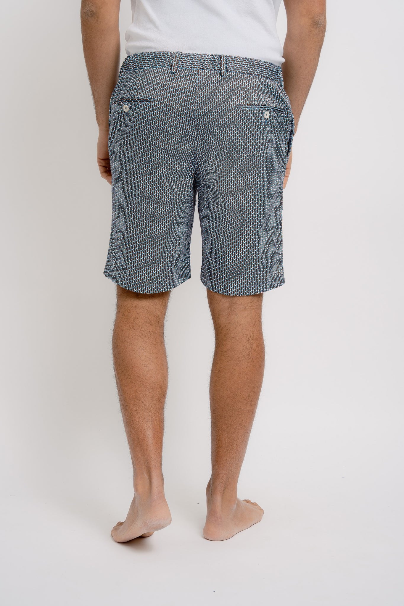 VALMONT Cotton Bermudas JZ Print - Bermudas - Jacques Zolty Saint Barths