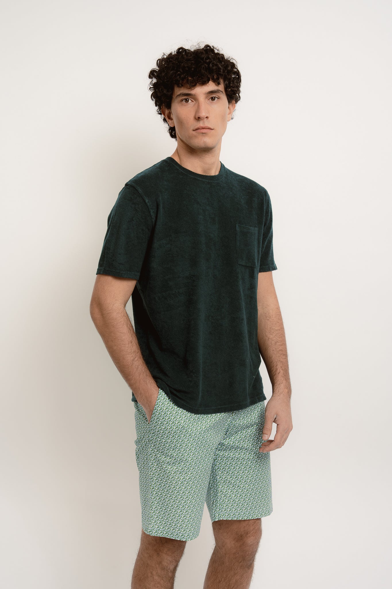 EDOUARD Terry Cotton T-shirt Several Colors - T-Shirts & Polos - Jacques Zolty Saint Barths