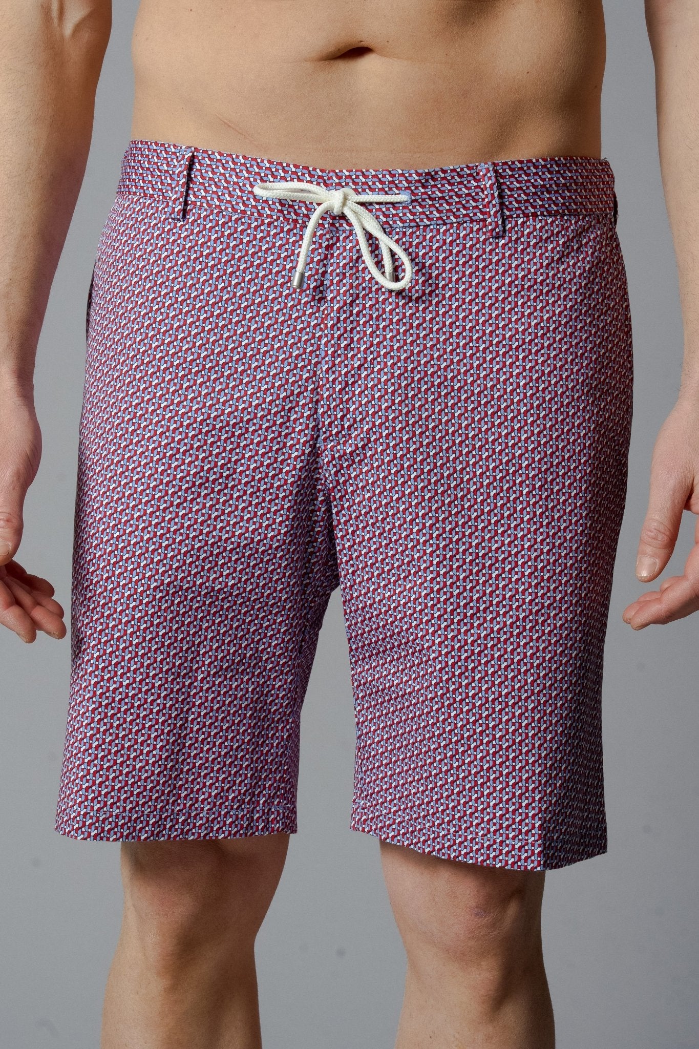 VICTOR Cotton JZ Print - Bermudas - Jacques Zolty Saint Barths