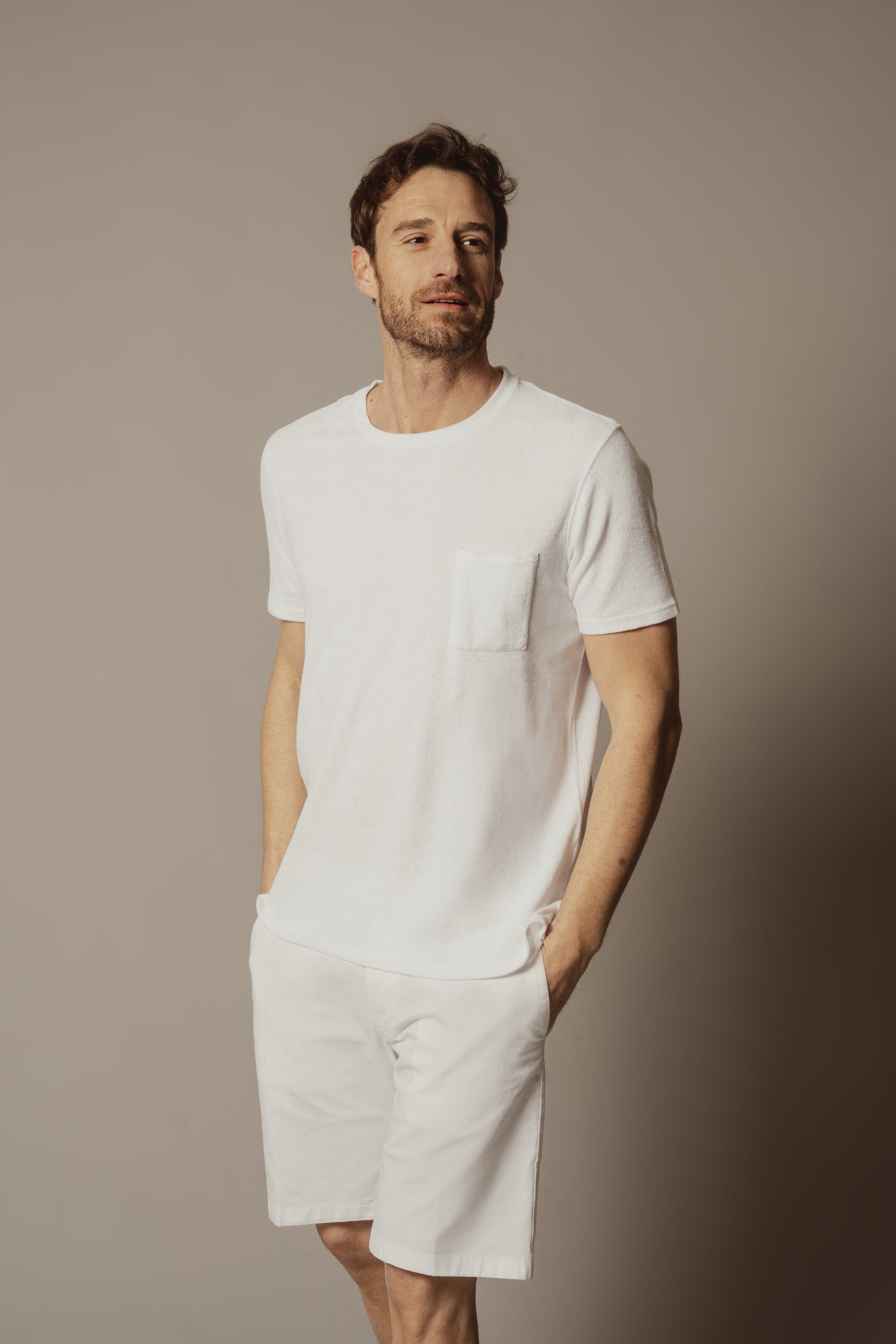 EDOUARD Mens Terry Cotton T-shirt Several Colors