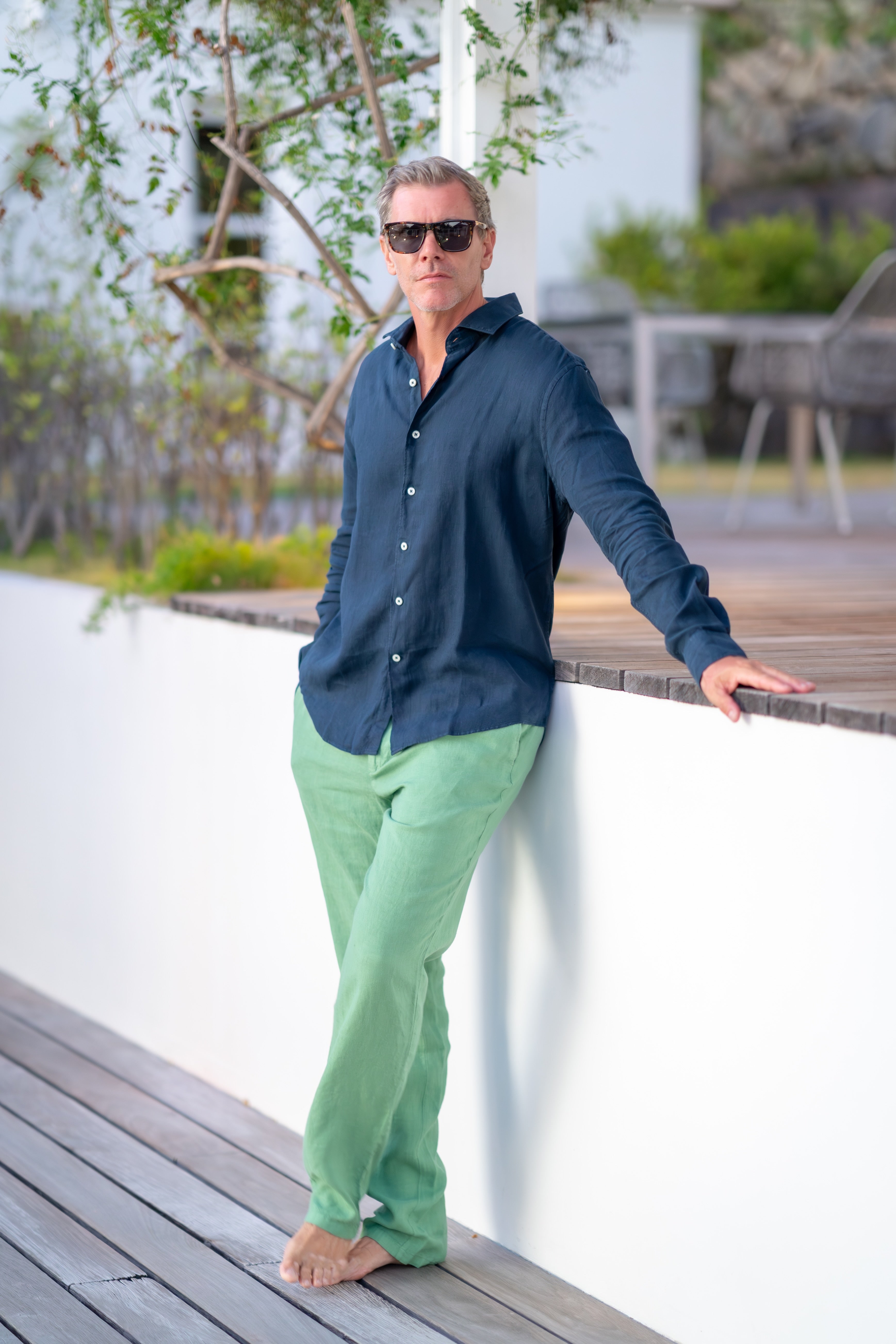NICOLAS Linen Trousers
