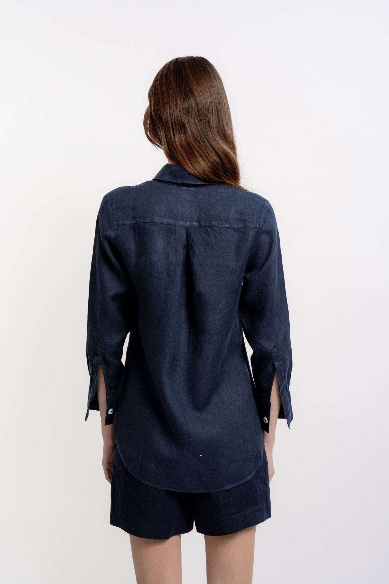 AUDREY Women's Linen Shirt - Shirts - Jacques Zolty Saint Barths