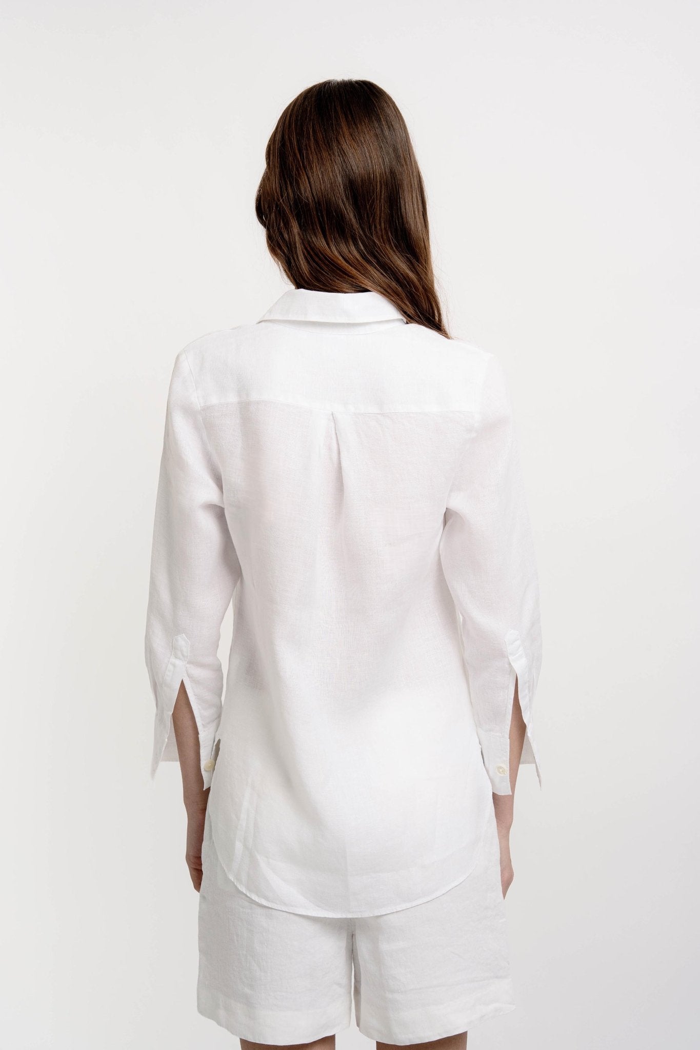 AUDREY Women's Linen Shirt - Shirts - Jacques Zolty Saint Barths