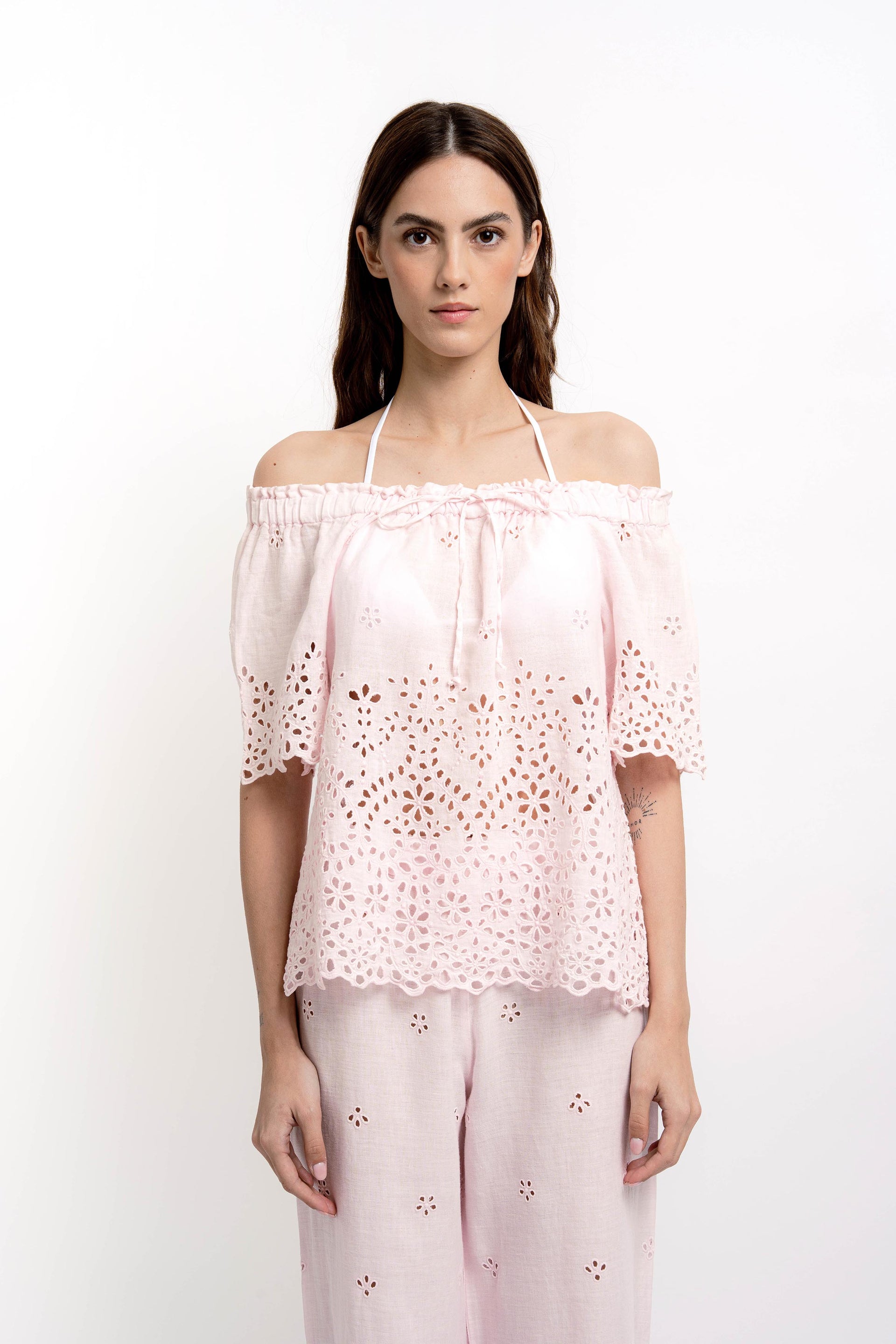 CHRISTY Womens Round Collar Shirt