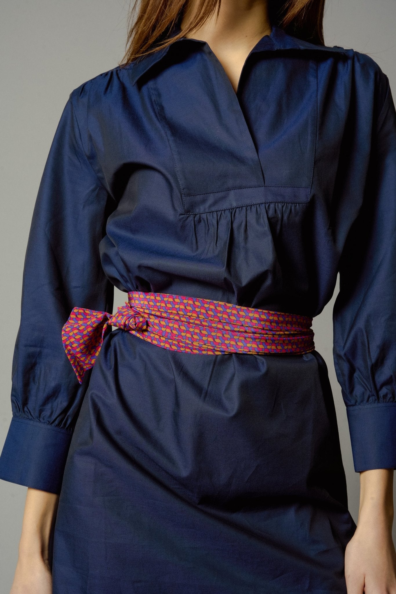 FRANCESCA Women Silk Dress Belt Print JZ One Size - Dresses - Jacques Zolty Saint Barths