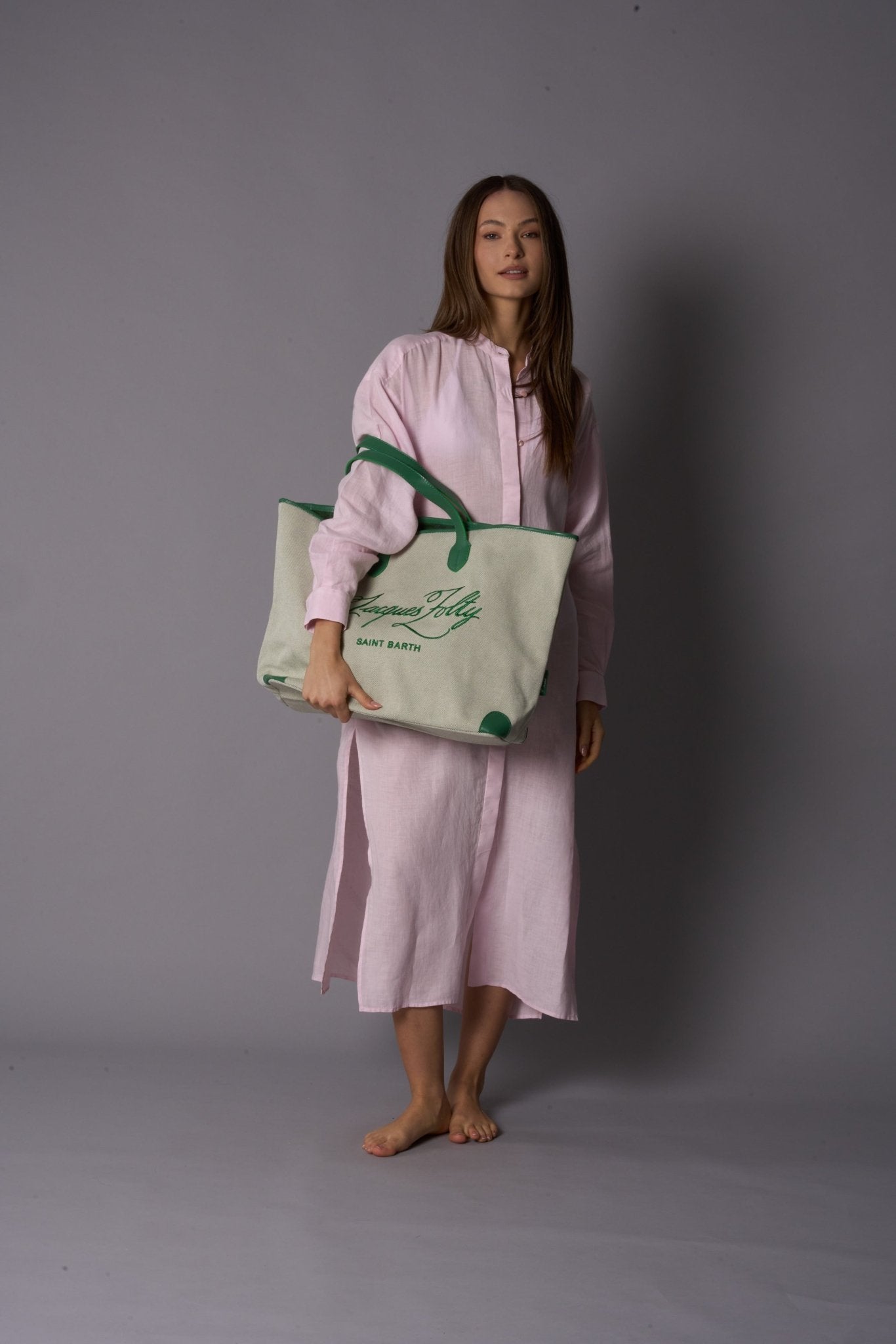 TRILLIONAIRE Accessories Large Beach Bag Grana with Embroidered JZ Logo - Bags - Jacques Zolty Saint Barths