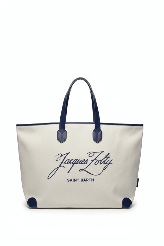 TRILLIONAIRE Accessories Large Beach Bag Grana with Embroidered JZ Logo - Bags - Jacques Zolty Saint Barths