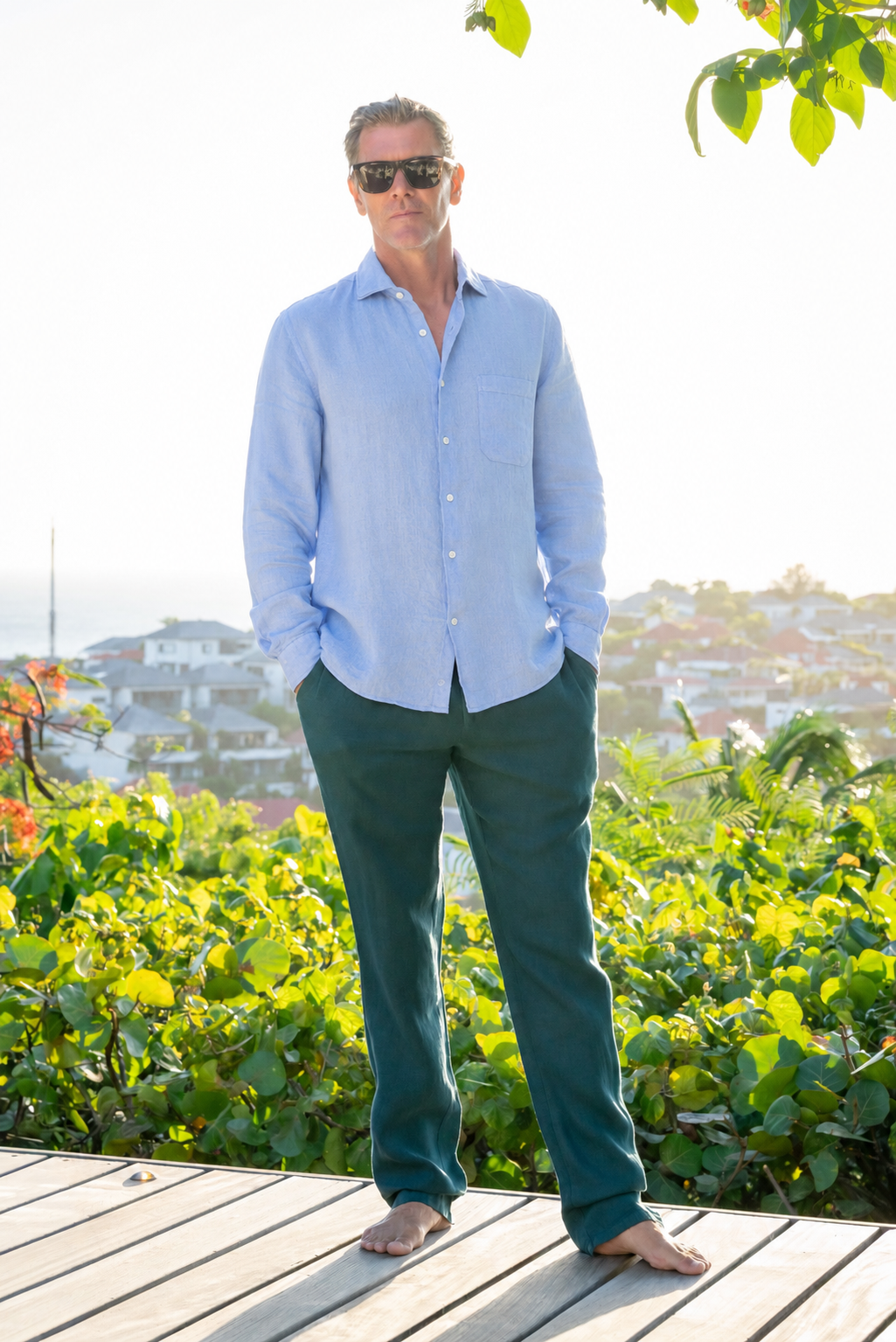 Jacques Linen Shirt - Shirts - Jacques Zolty Saint Barths