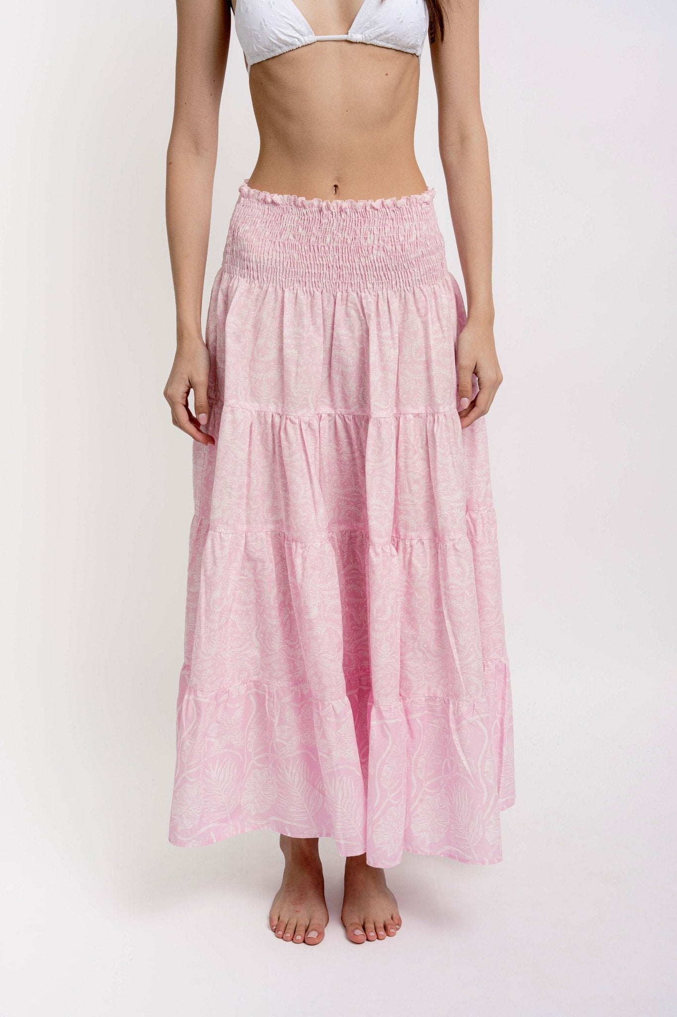 KELLY Skirt Cotton VM Print - Skirts - Jacques Zolty Saint Barths