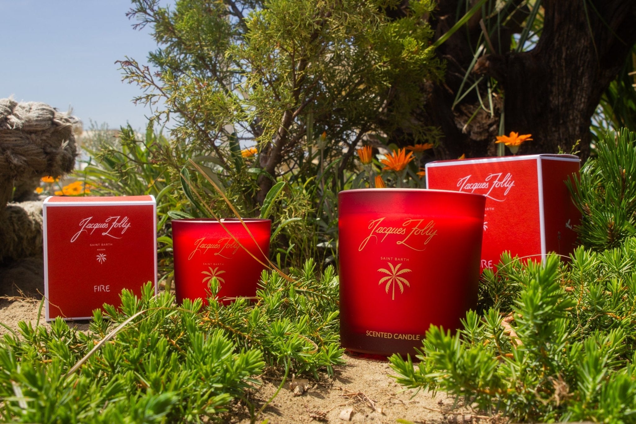 JZ Candle "Fire" - Candles - Jacques Zolty Saint Barths