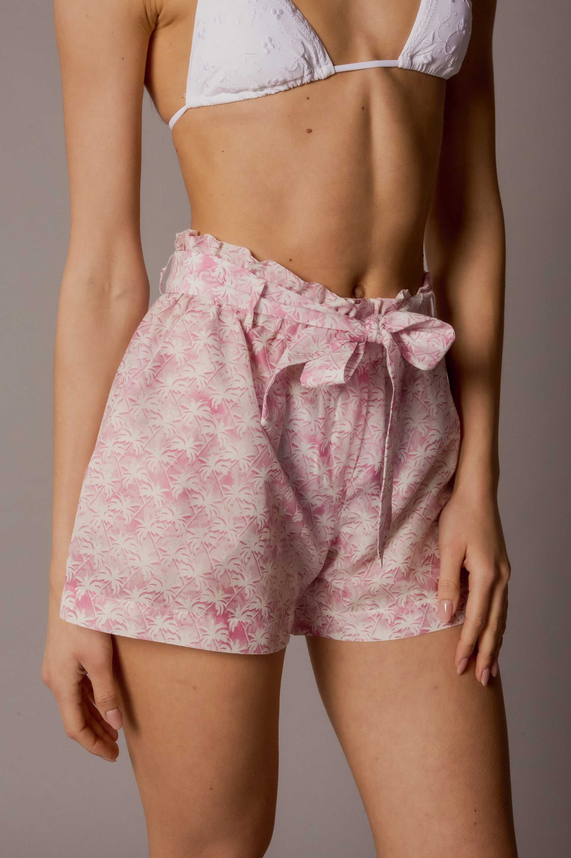 NOEMI PALMS PRINT SHORTS