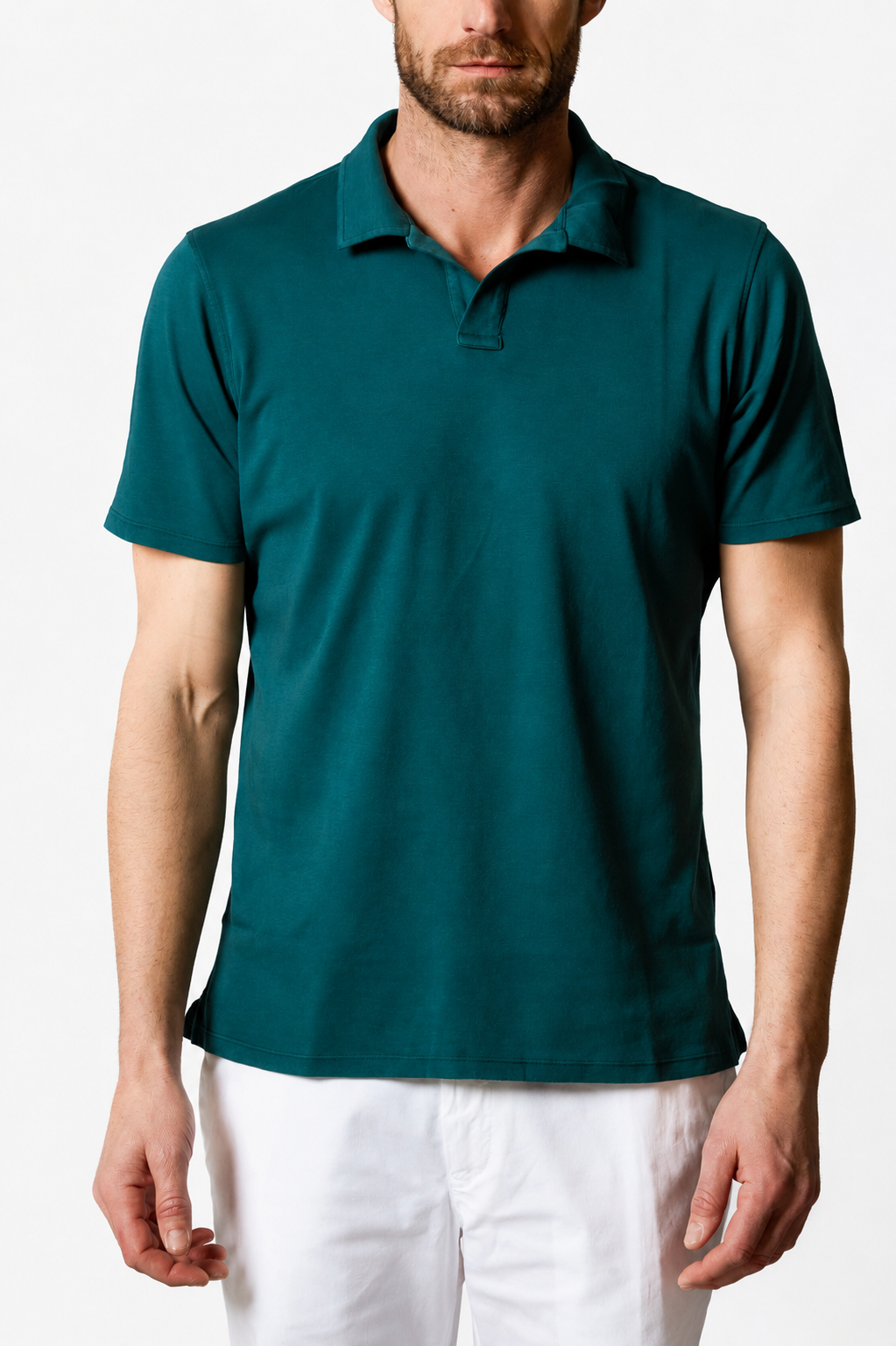 Paul Cotton Polo Short Sleeve in Forest Green